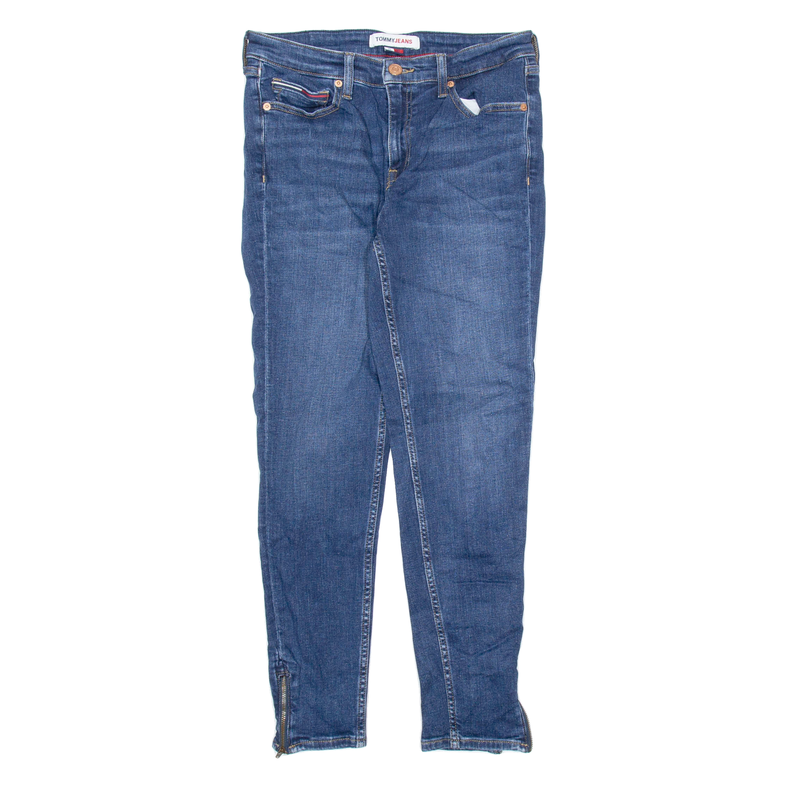 TOMMY HILFIGER Mens Jeans Blue Regular Straight W29 L25 Refurbished - N/A refurbished available on Cerqular