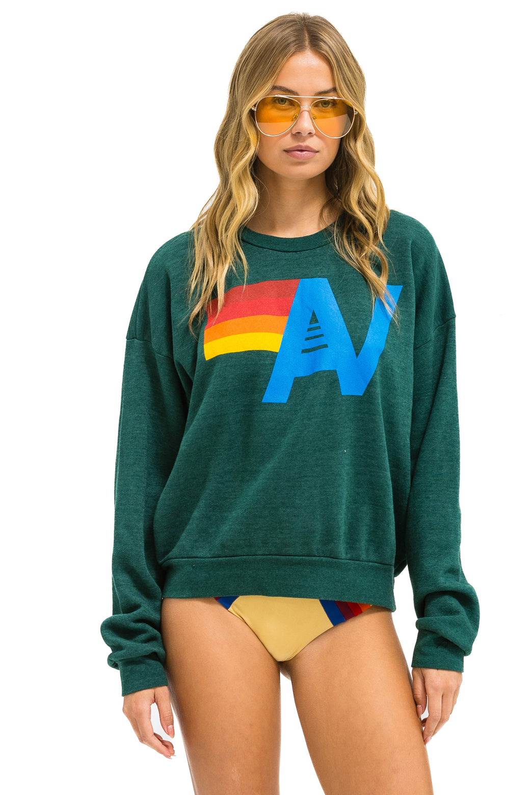 Sweatshirt Swrxlo Forest | Color: FOREST | Size: L Refurbished - Rue Madame is a known brand, and the standardized name is " refurbished available on Cerqular