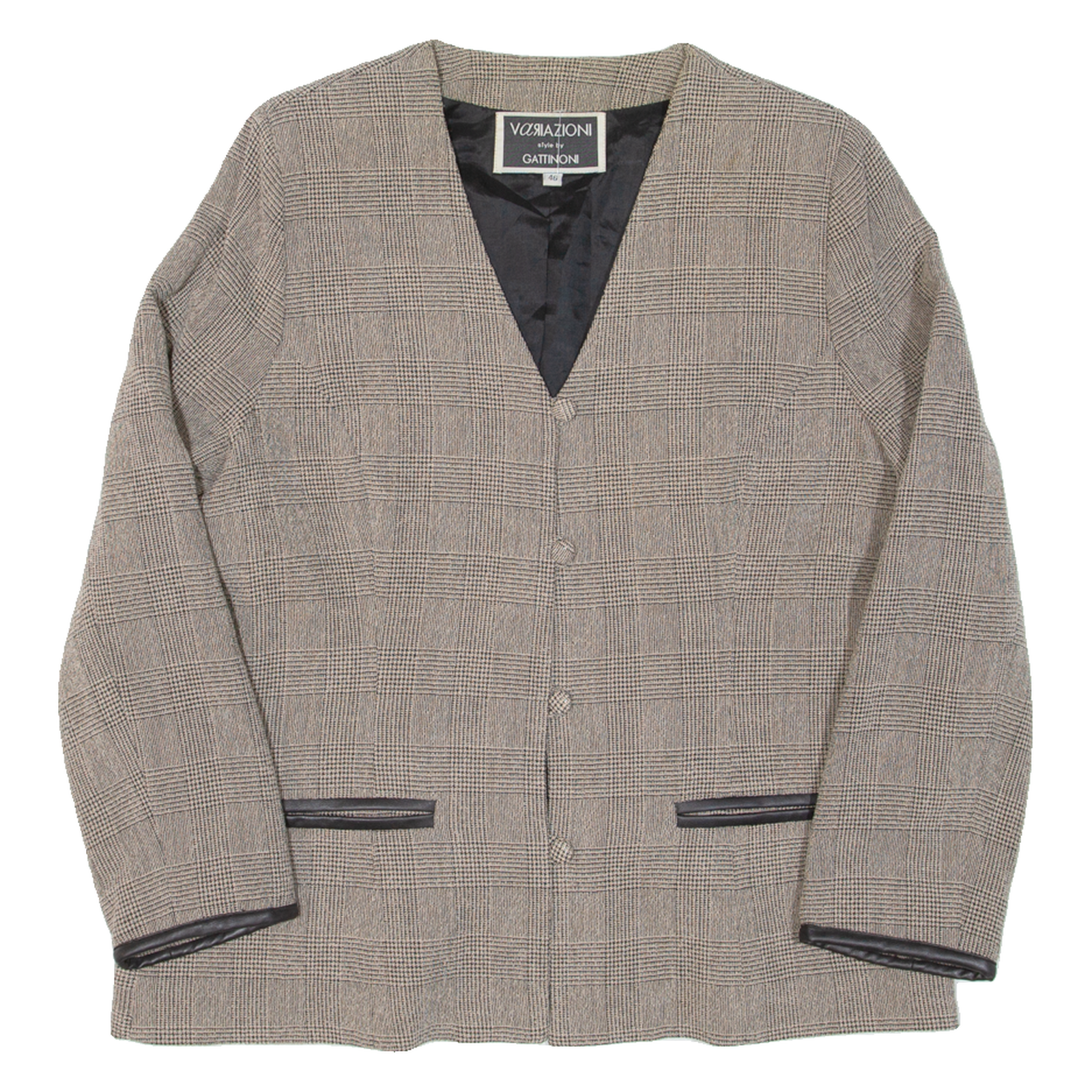 GATTINONI Womens Blazer Jacket Brown M Refurbished - N/A refurbished available on Cerqular