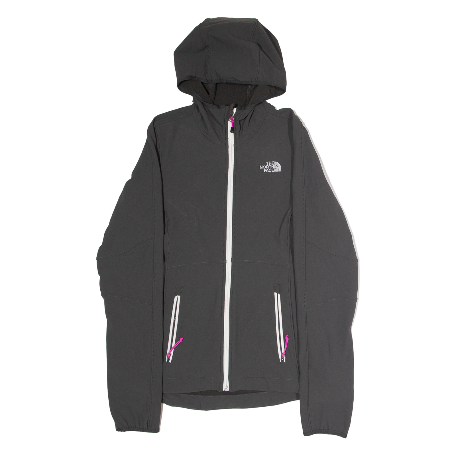 THE NORTH FACE Womens Shell Jacket Grey Hooded S Refurbished - N/A refurbished available on Cerqular