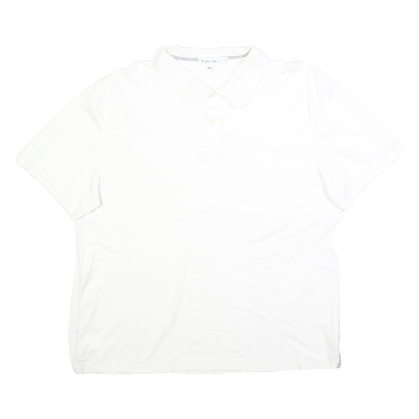 Buy CALVIN KLEIN Mens White Short Sleeve Plain XL Cotton Blend Polo Shirt Refurbished - $22.09 CALVIN KLEIN Mens White Short Sleeve Plain XL Cotton Blend Polo Shirt Refurbished - N/A refurbished available on Cerqular