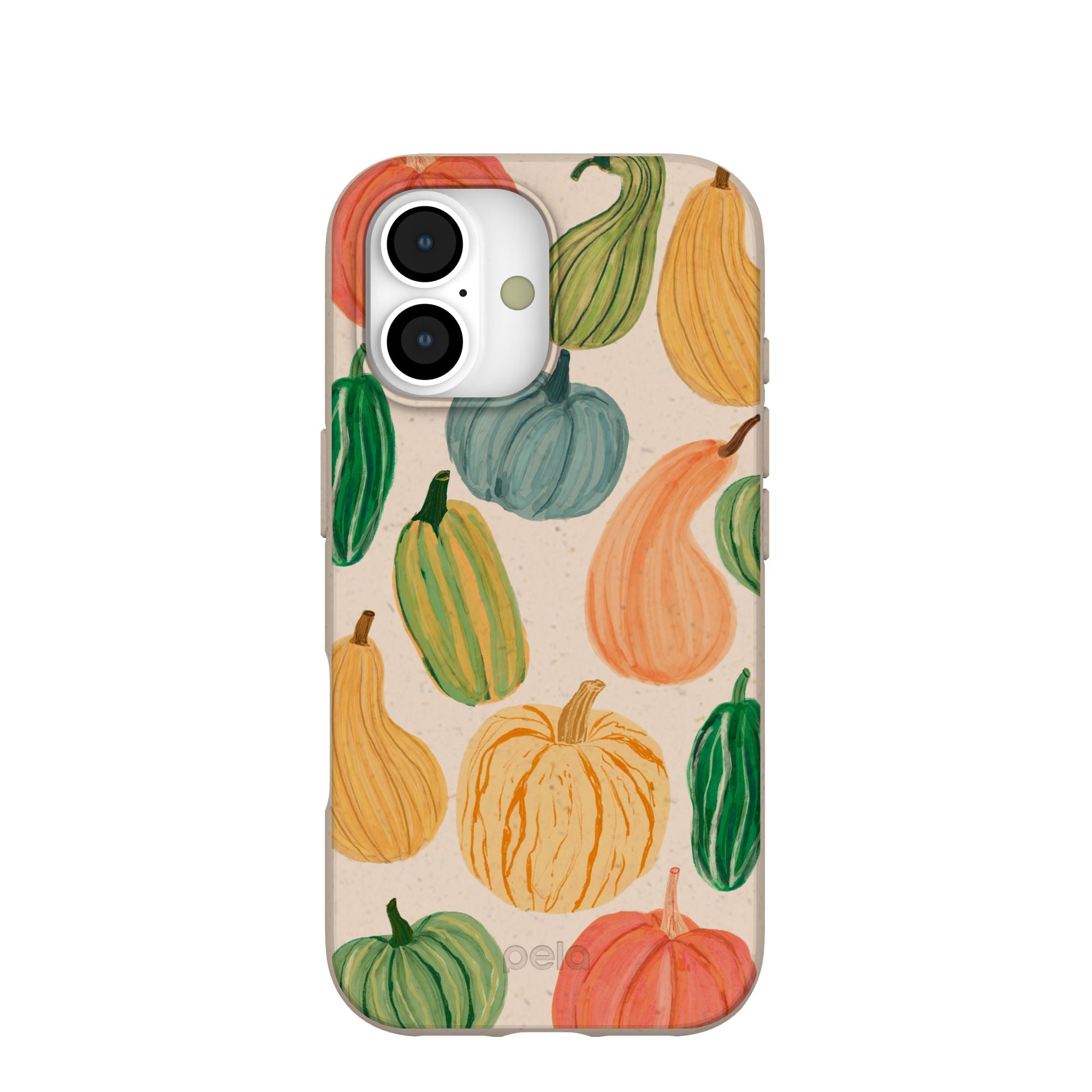 Seashell Autumn Garden iPhone 17 Case | MagSafe Compatibility: Without MagSafe Refurbished - Pela Case refurbished available on Cerqular