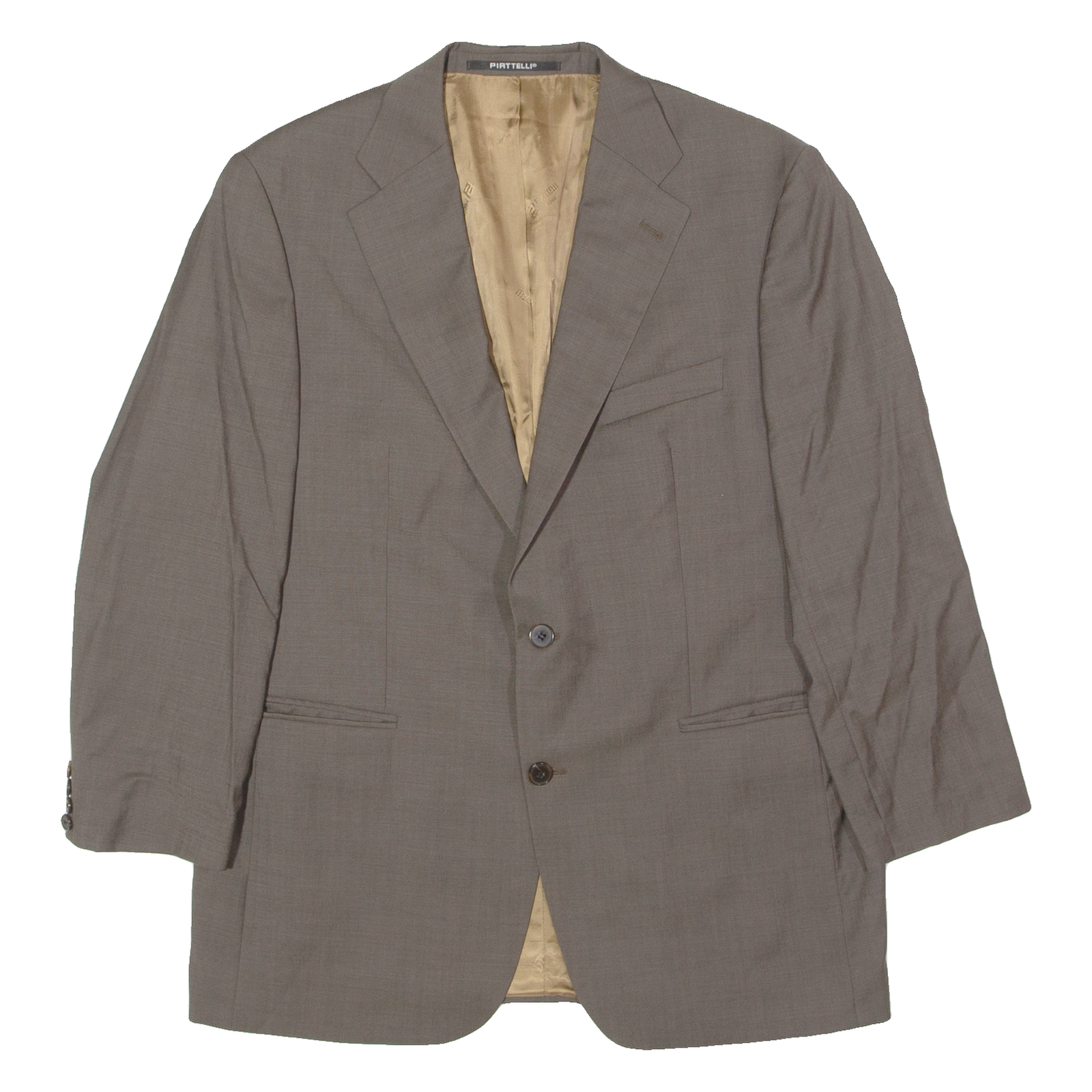 PIATTELLI Mens Blazer Jacket Grey Wool L Refurbished - N/A refurbished available on Cerqular