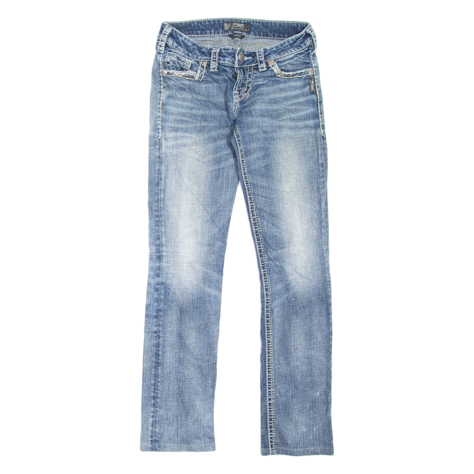 Buy SILVER Aiko Womens Jeans Blue Slim Skinny Stone Wash W26 L32 Refurbished - $20.79 SILVER Aiko Womens Jeans Blue Slim Skinny Stone Wash W26 L32 Refurbished - N/A refurbished available on Cerqular