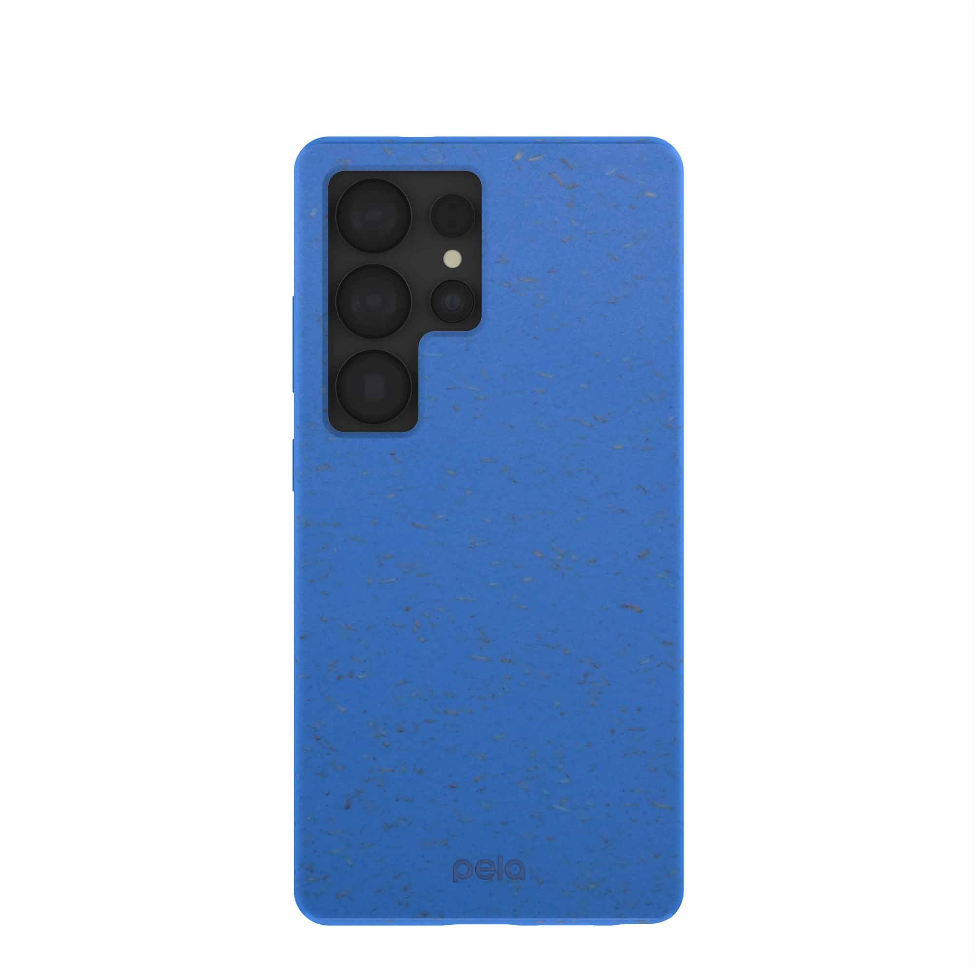 Electric Blue Samsung S25 Ultra Phone Case Refurbished - Pela Case refurbished available on Cerqular