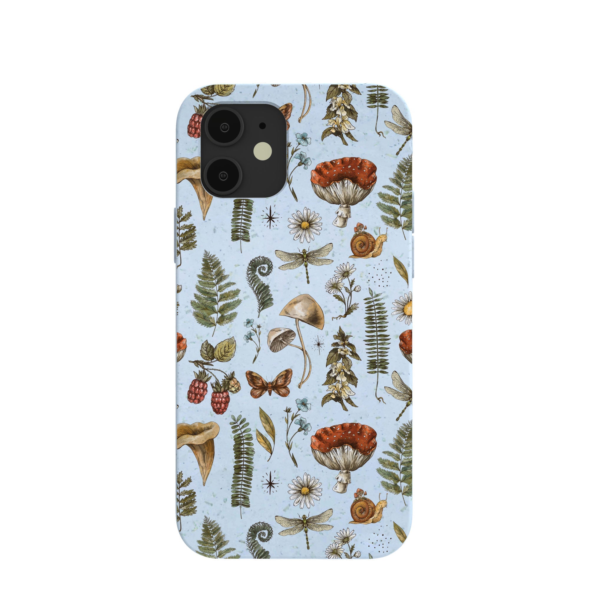 Powder Blue Nature walks iPhone 12/ iPhone 12 Pro Case Refurbished - Pela Case refurbished available on Cerqular