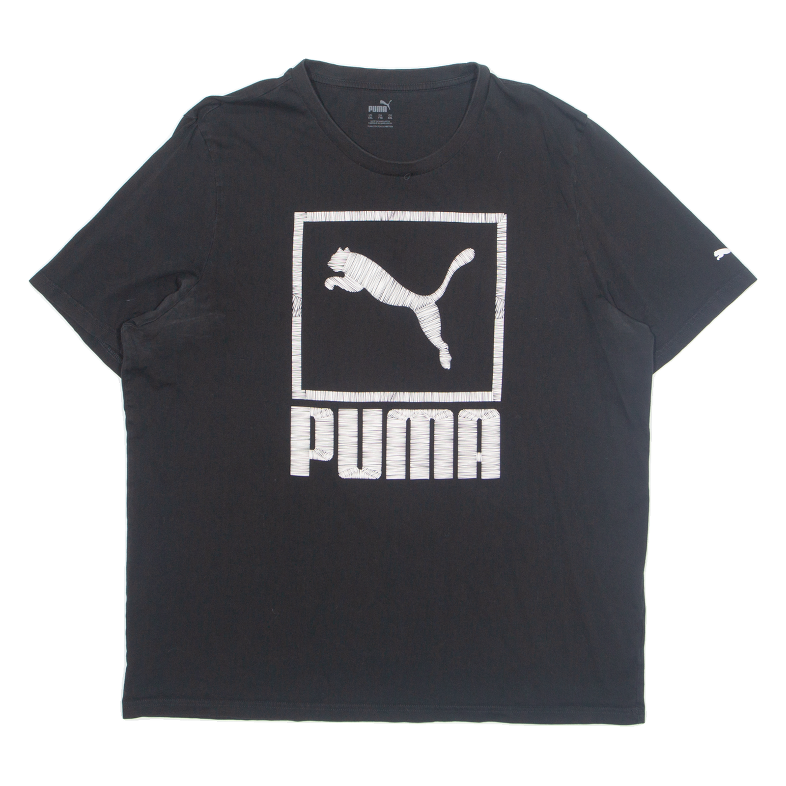 PUMA Mens T-Shirt Black 2XL Refurbished - N/A refurbished available on Cerqular