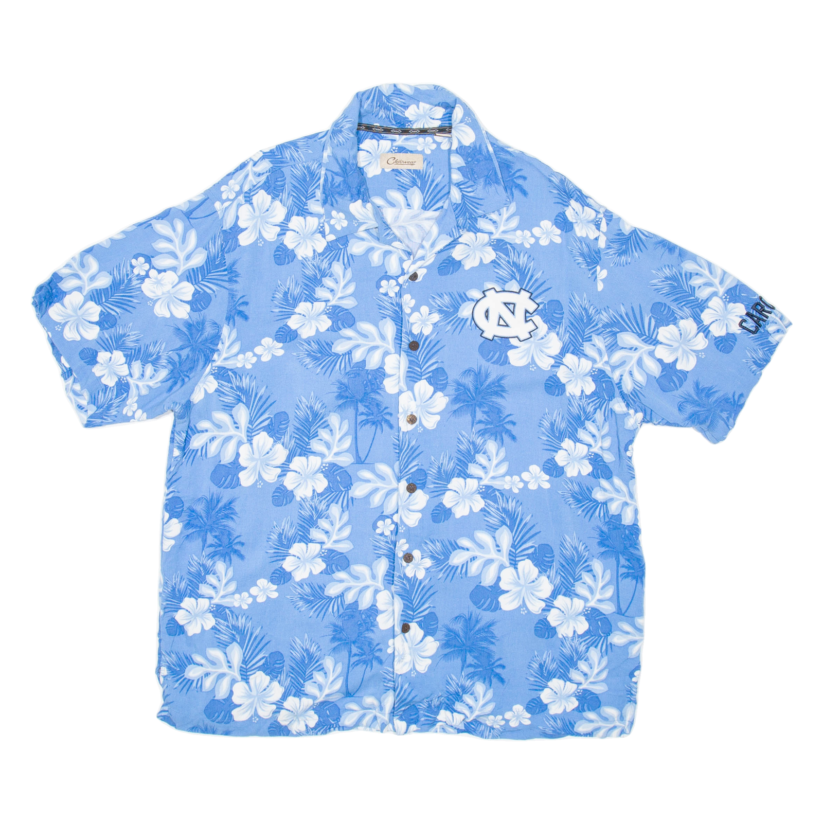 CHILIWEAR Mens Hawaiian Shirt Blue Floral XL Refurbished - N/A refurbished available on Cerqular