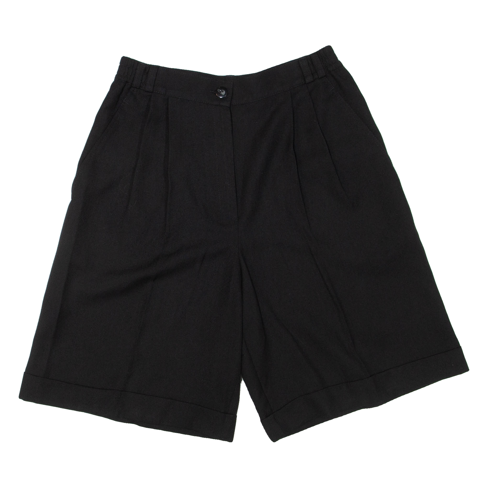 Womens Casual Shorts Black UK 12 W28 Refurbished - N/A refurbished available on Cerqular