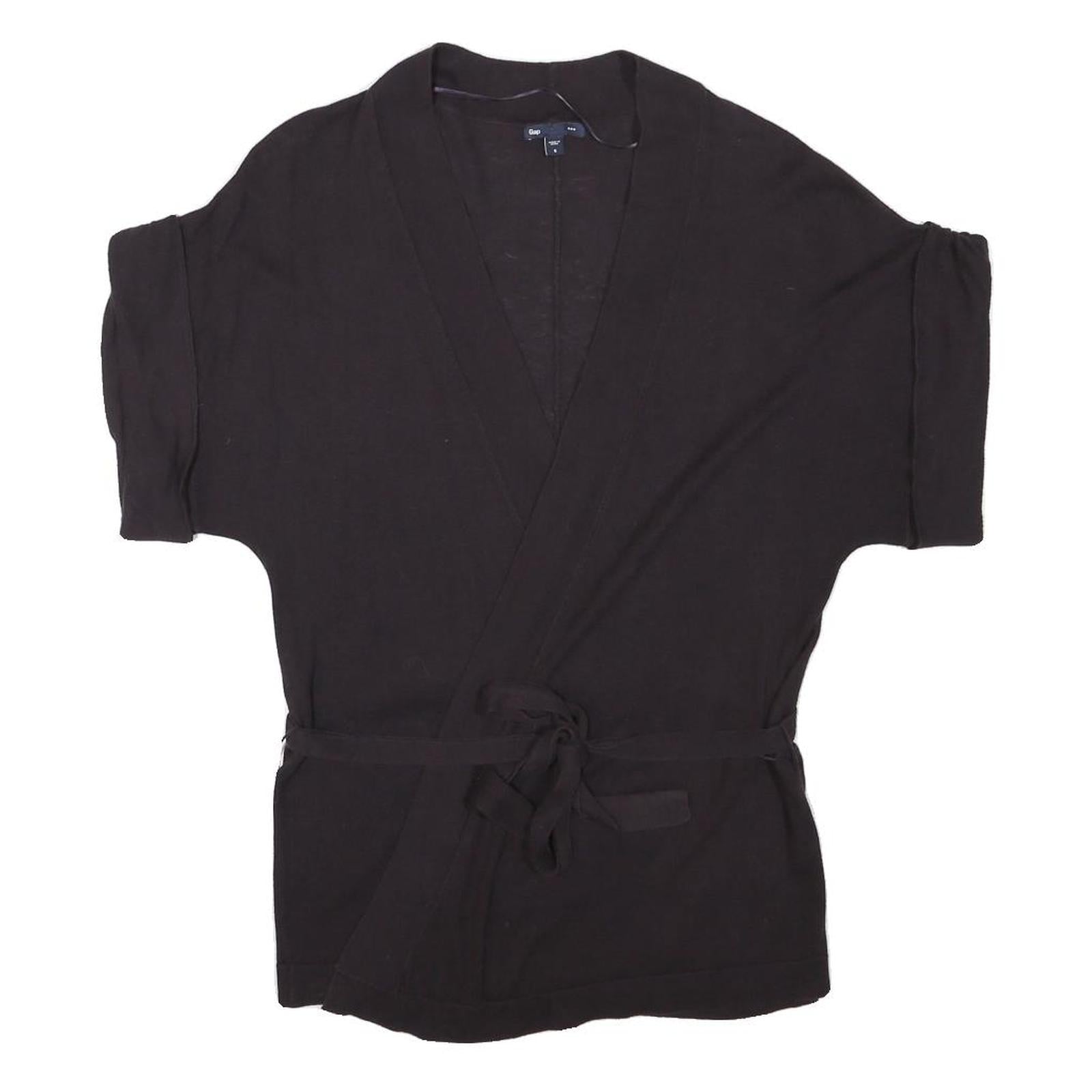 Buy GAP Womens Black Plain Cotton Blend Wrap Jumper S Knitwear Lightweight Stylish Refurbished - $33.79 GAP Womens Black Plain Cotton Blend Wrap Jumper S Knitwear Lightweight Stylish Refurbished - N/A refurbished available on Cerqular