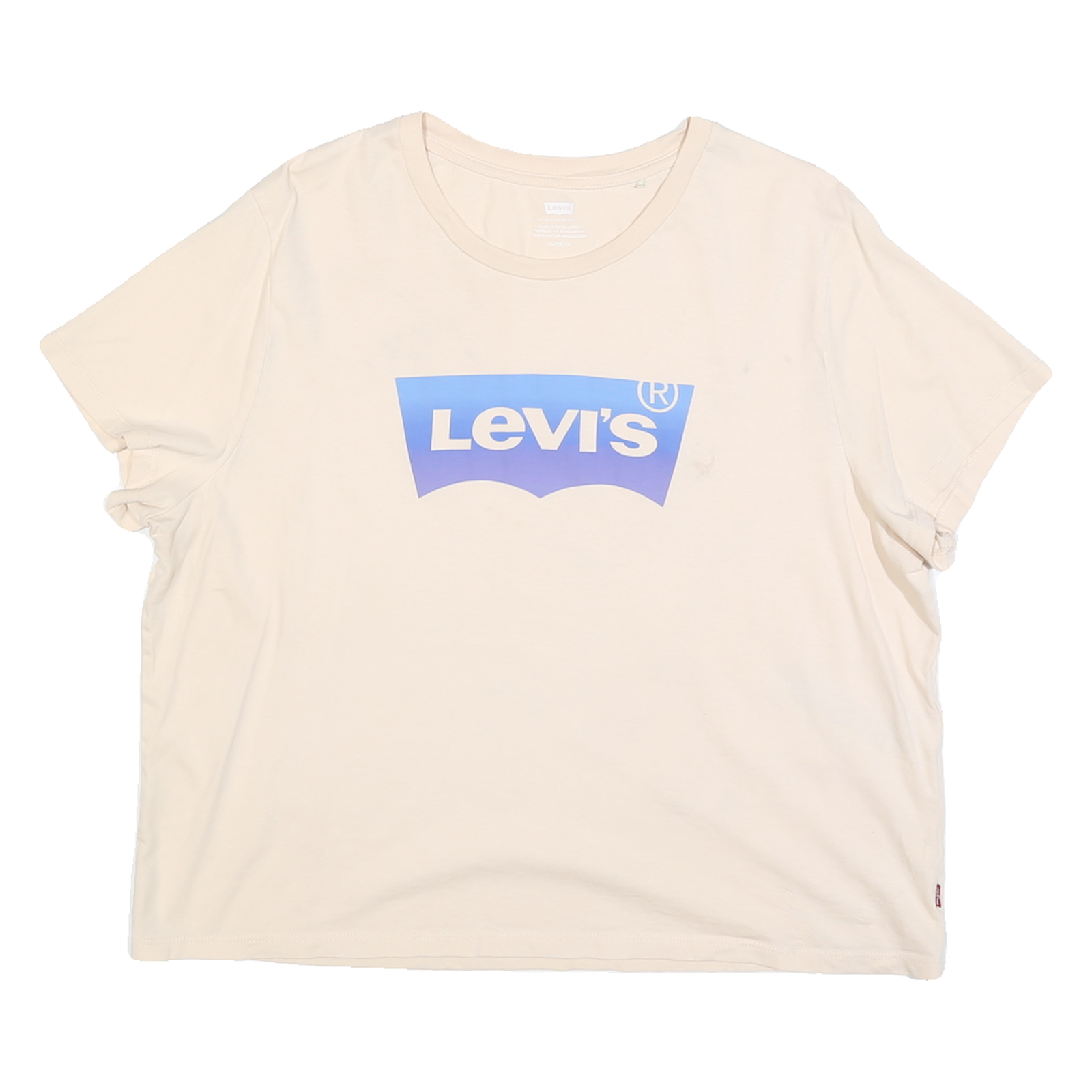 Buy LEVI'S Womens Cream Blue Logo Graphic T-Shirt XL Short Sleeve Crew Neck Casual Refurbished - $20.79 LEVI'S Womens Cream Blue Logo Graphic T-Shirt XL Short Sleeve Crew Neck Casual Refurbished - N/A refurbished available on Cerqular