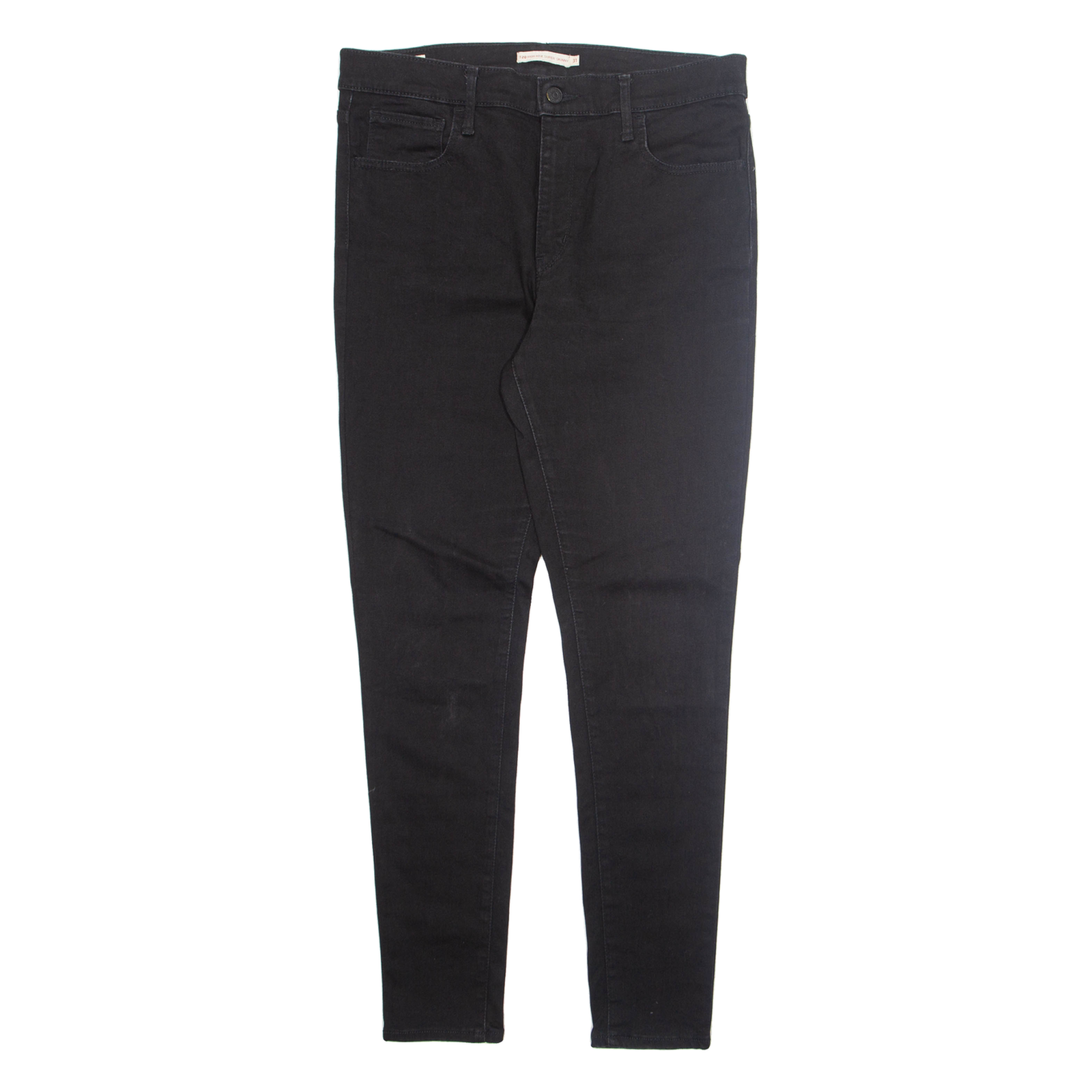 LEVI'S Womens Jeans Black Regular Tapered W31 L30 Refurbished - N/A refurbished available on Cerqular