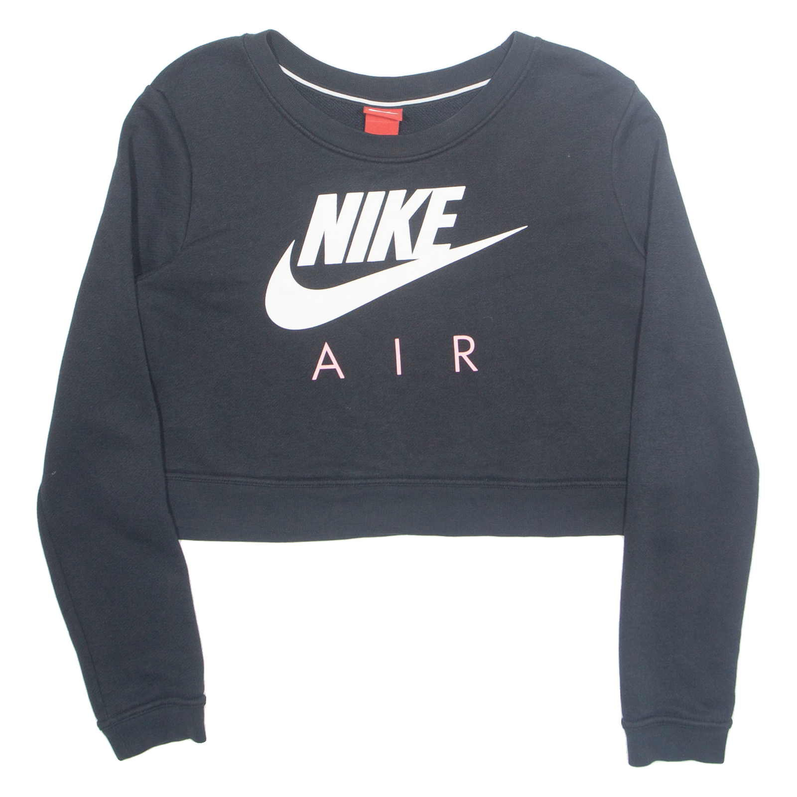NIKE AIR Cropped Womens Sweatshirt Black M Refurbished - N/A refurbished available on Cerqular