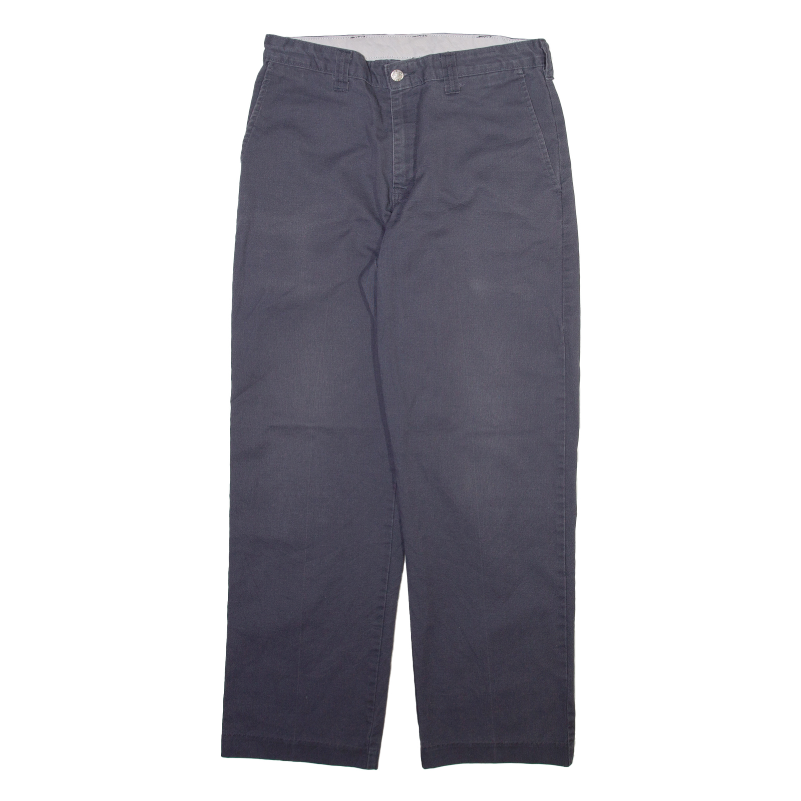 DICKIES Mens Trousers Grey Regular Straight W32 L30 Refurbished - N/A refurbished available on Cerqular