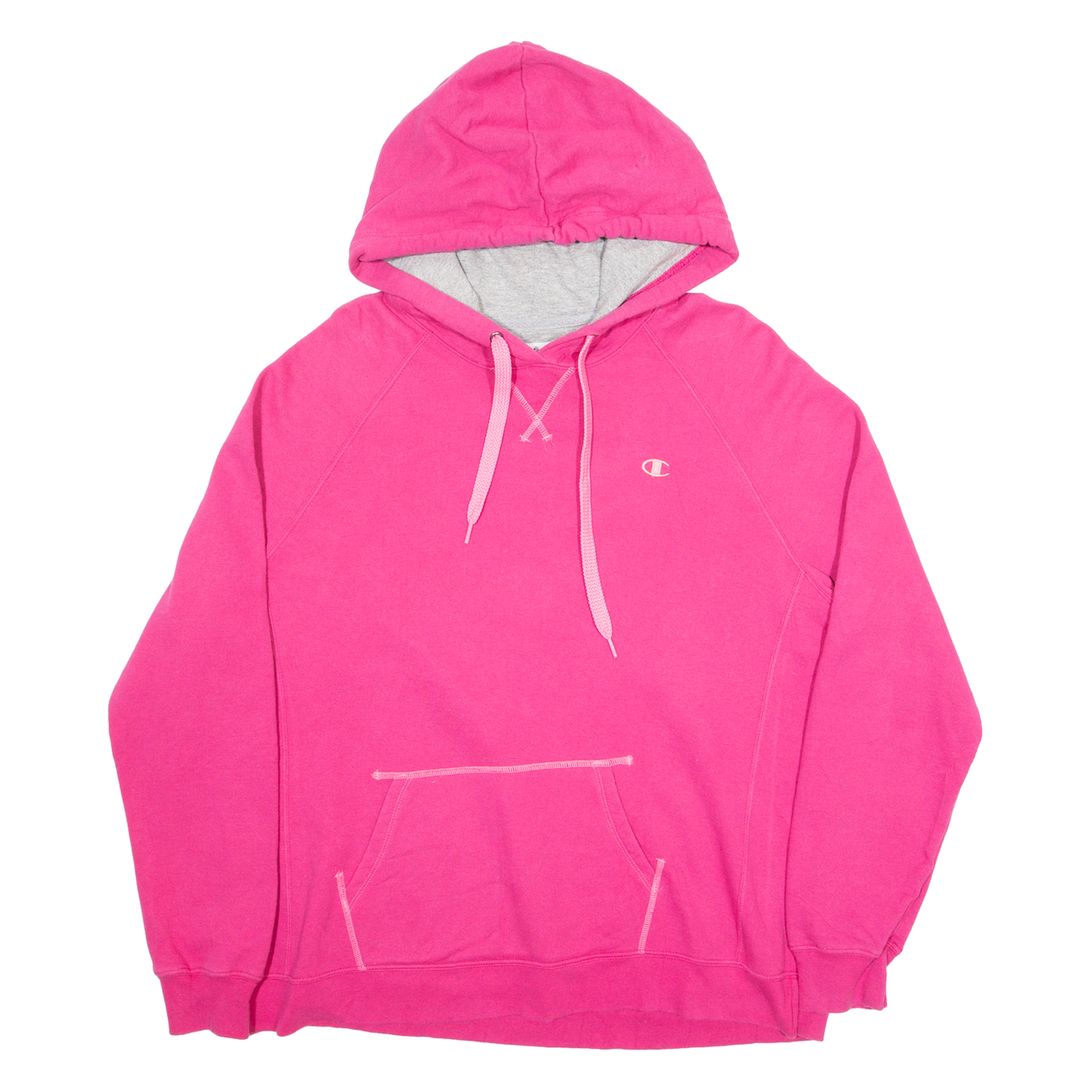 CHAMPION Womens Pink Hoodie 2XL Refurbished - N/A refurbished available on Cerqular