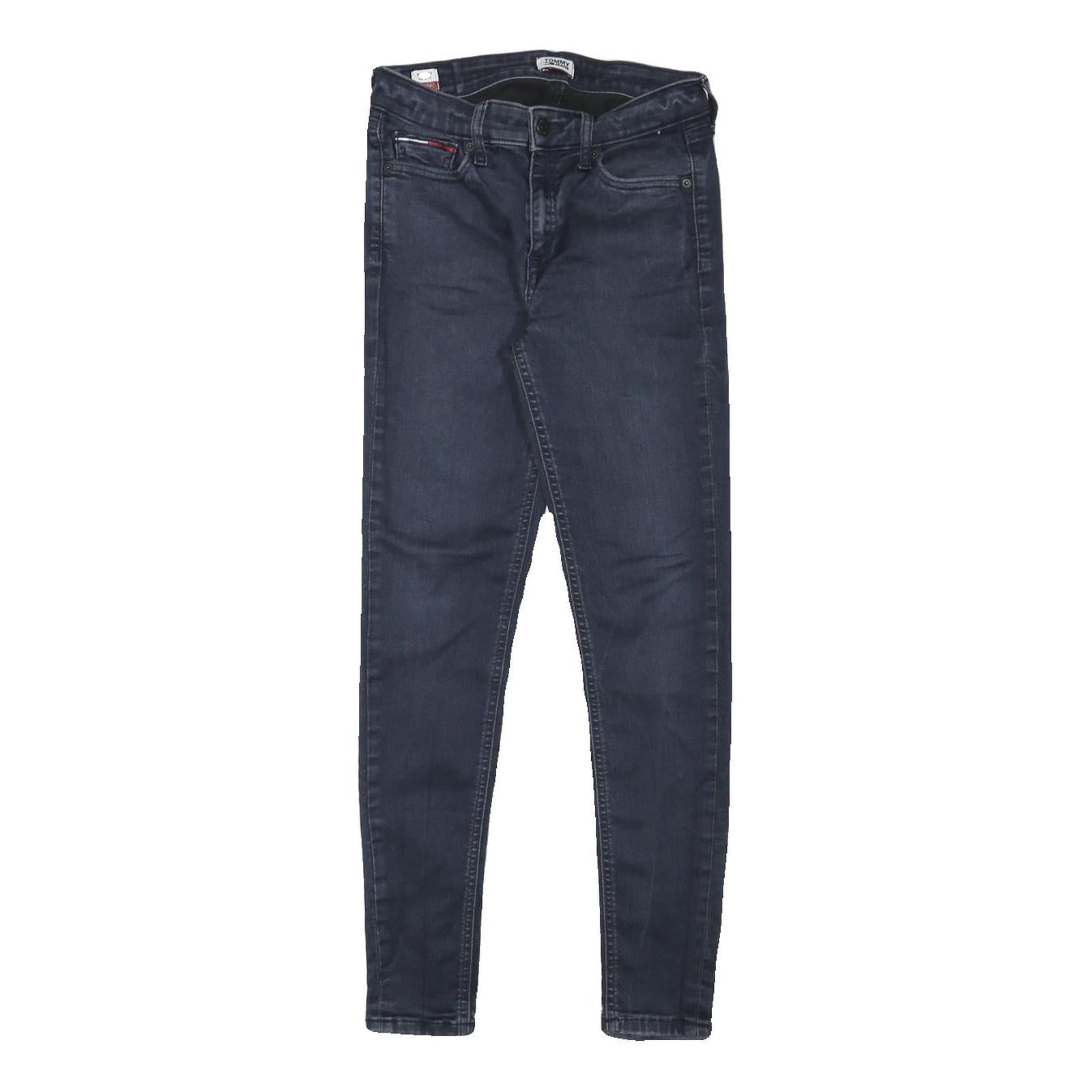 TOMMY HILFIGER Womens Jeans Blue Slim Skinny Denim Medium W25 L27 Stylish Zip Refurbished - N/A refurbished available on Cerqular