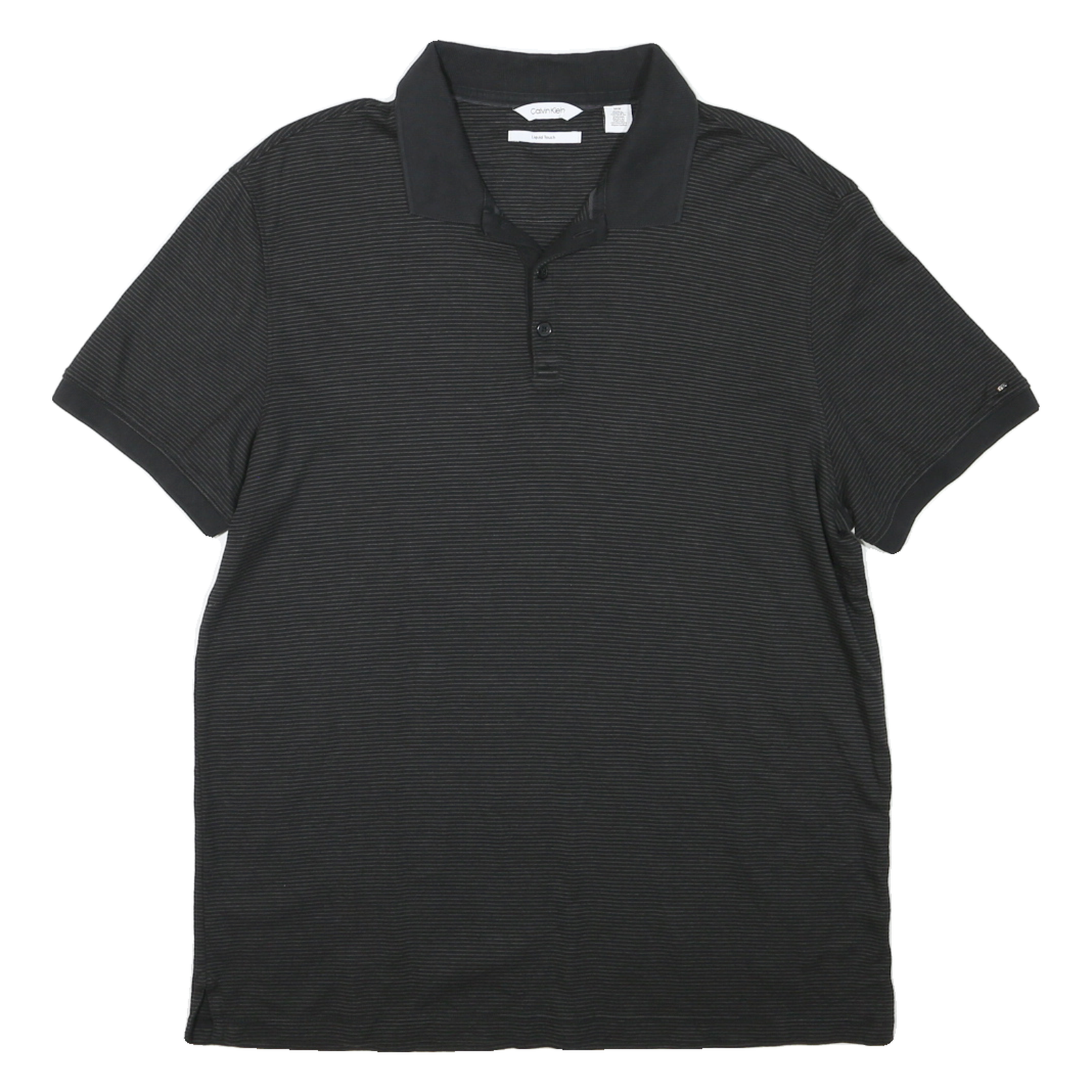 Buy CALVIN KLEIN Mens Black Striped Short Sleeve Polo Shirt M Cotton Casual Refurbished - $24.69 CALVIN KLEIN Mens Black Striped Short Sleeve Polo Shirt M Cotton Casual Refurbished - N/A refurbished available on Cerqular