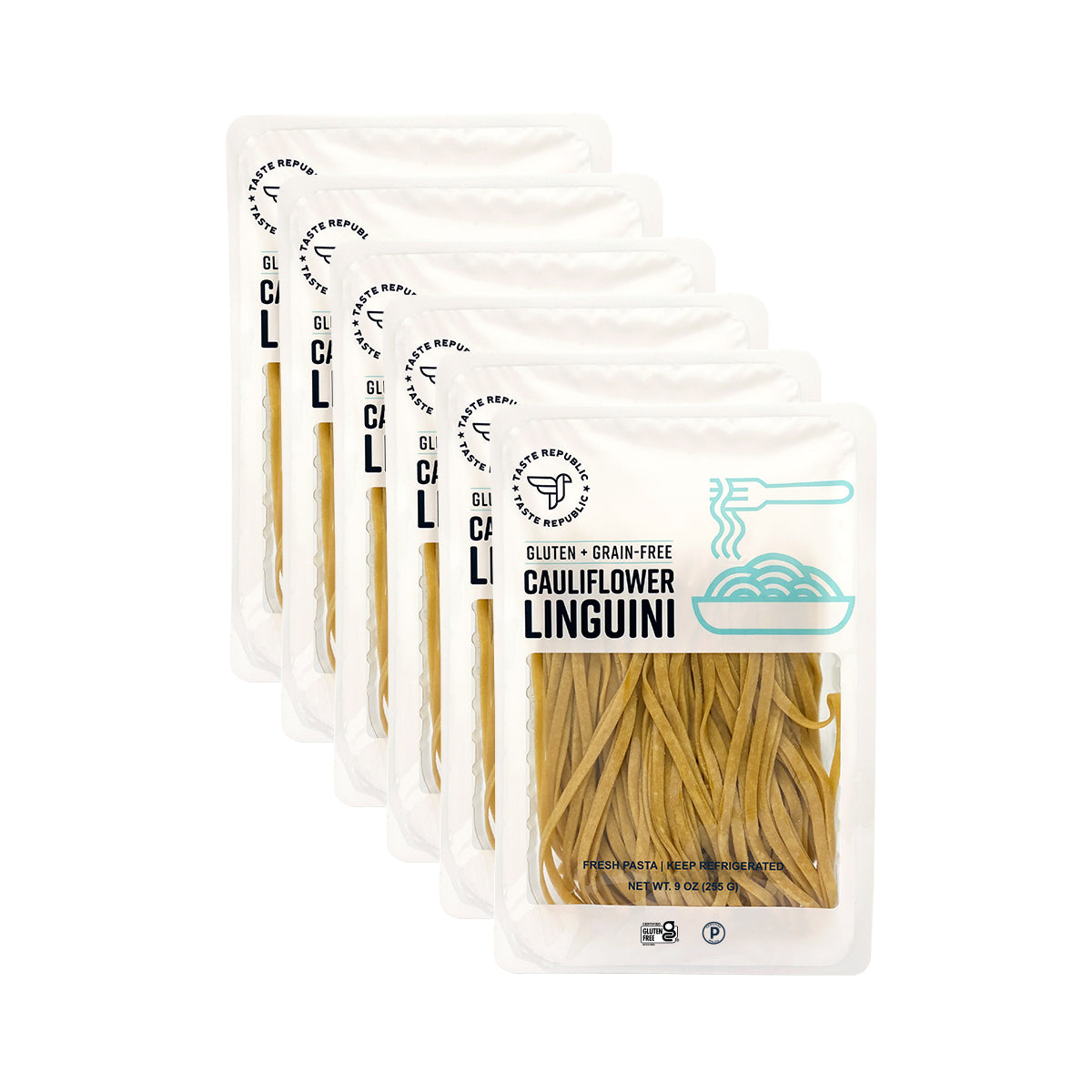 Fresh Gluten + Grain-Free Cauliflower Linguini (6-pack) Refurbished - Taste Republic refurbished available on Cerqular