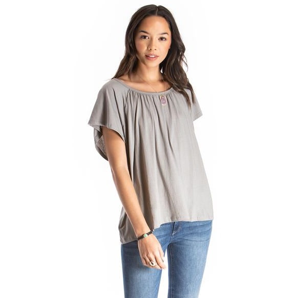 U-Back Top - Organic Cotton - Grey | Size: small Refurbished - N/A (Note: There is no well-known brand called "AR refurbished available on Cerqular