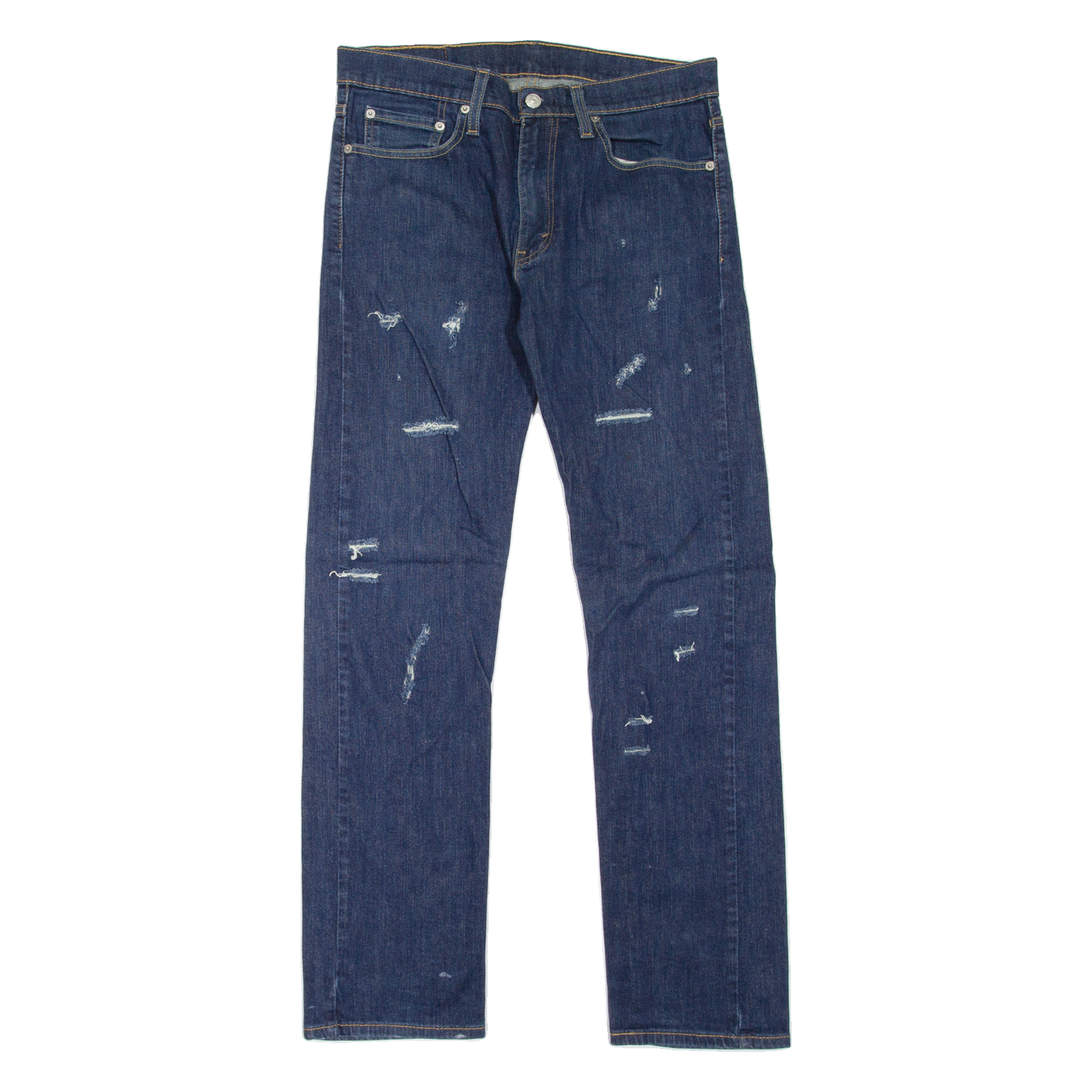 LEVI'S 511 Jeans Distressed Mens Blue Slim Straight W31 L32 Refurbished - N/A refurbished available on Cerqular