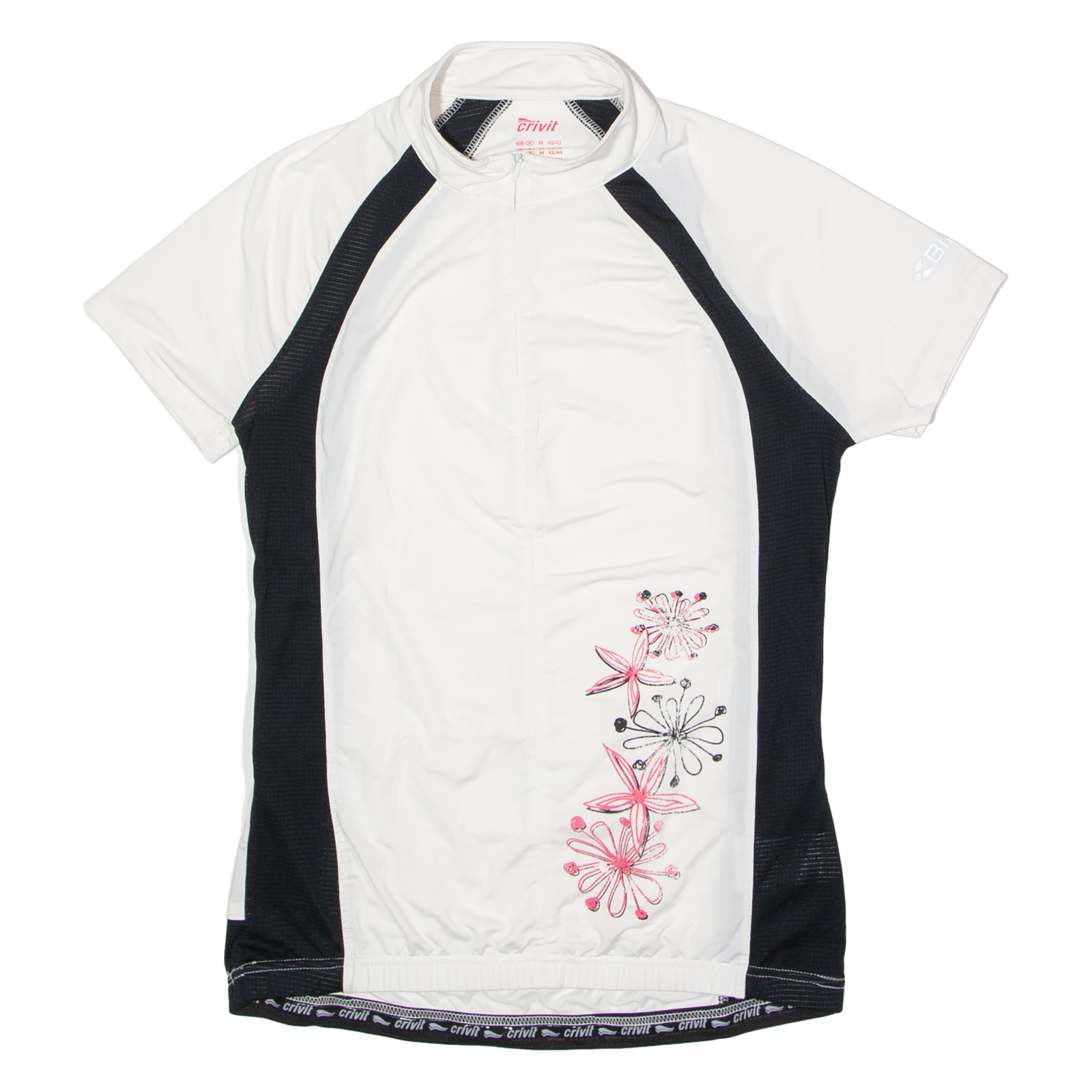 CRIVIT Cycling Womens Jersey White 1/2 Zip M Refurbished - N/A refurbished available on Cerqular
