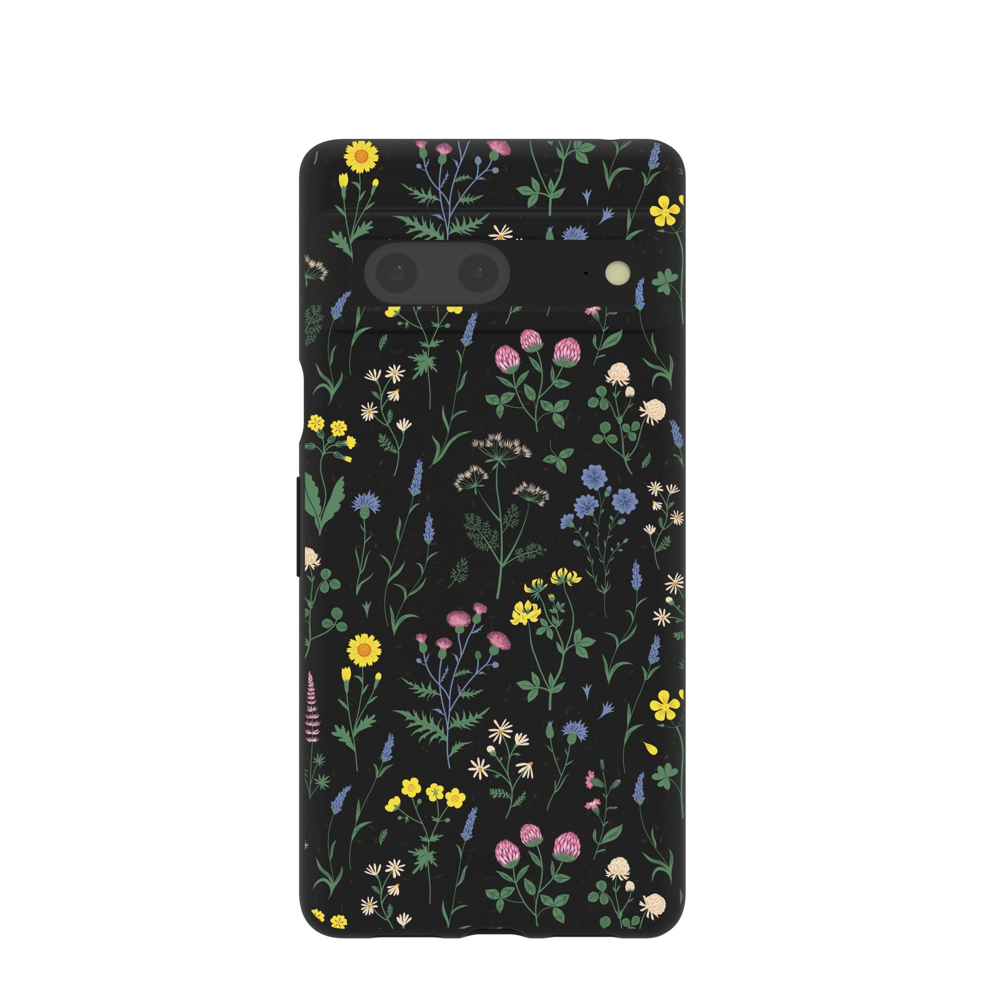 Black Shadow Blooms Google Pixel 7 Case Refurbished - Pela Case refurbished available on Cerqular