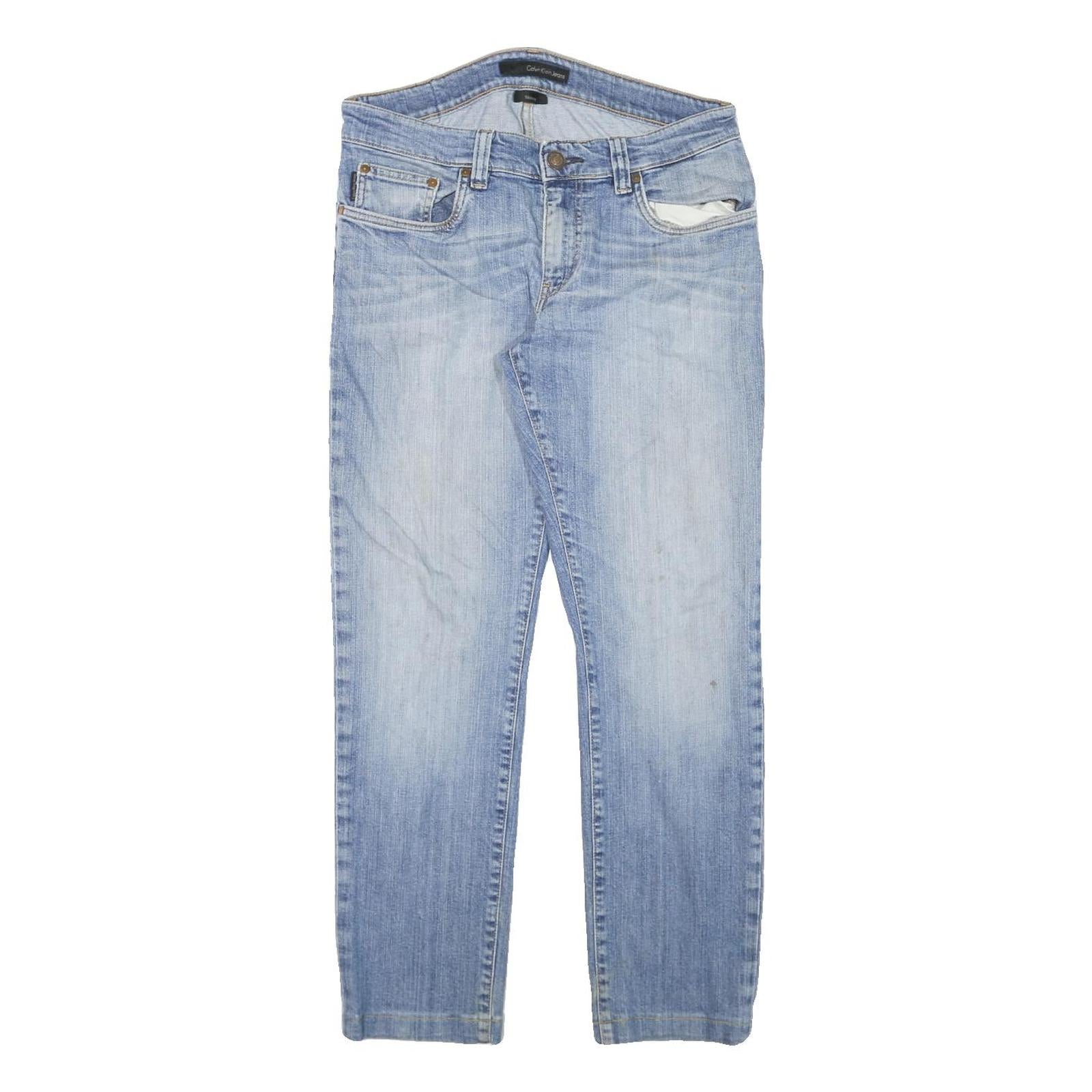 Buy CALVIN KLEIN JEANS Womens Slim Blue Denim Light W31 L26 Slim Fit Straight Jeans Refurbished - $33.79 CALVIN KLEIN JEANS Womens Slim Blue Denim Light W31 L26 Slim Fit Straight Jeans Refurbished - N/A refurbished available on Cerqular