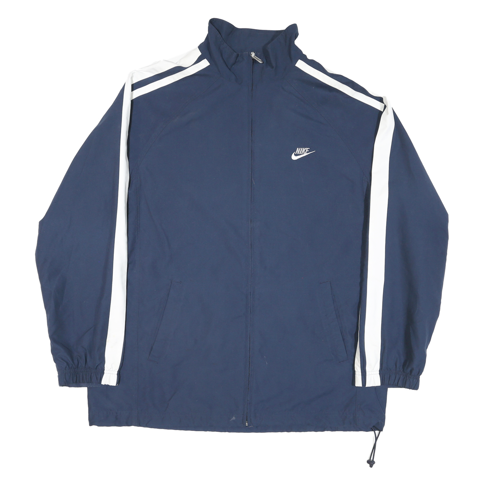 Buy NIKE Mens Blue & White Track Jacket XL Polyester Blend Zip Plain Sportswear Refurbished - $37.69 NIKE Mens Blue & White Track Jacket XL Polyester Blend Zip Plain Sportswear Refurbished - N/A refurbished available on Cerqular