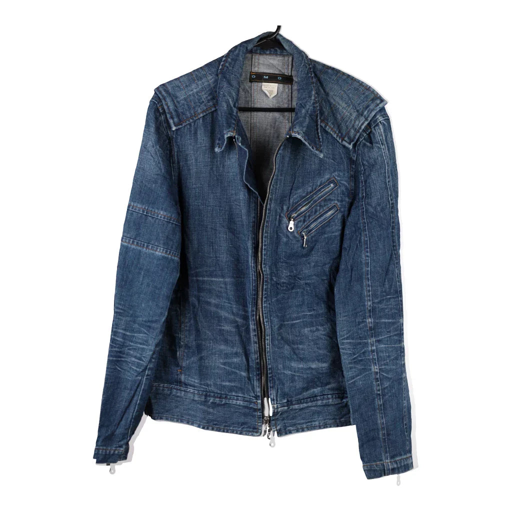 Unbranded Denim Jacket - XL Blue Cotton Refurbished - Thrifted (note: this is a term often used to describe second- refurbished available on Cerqular
