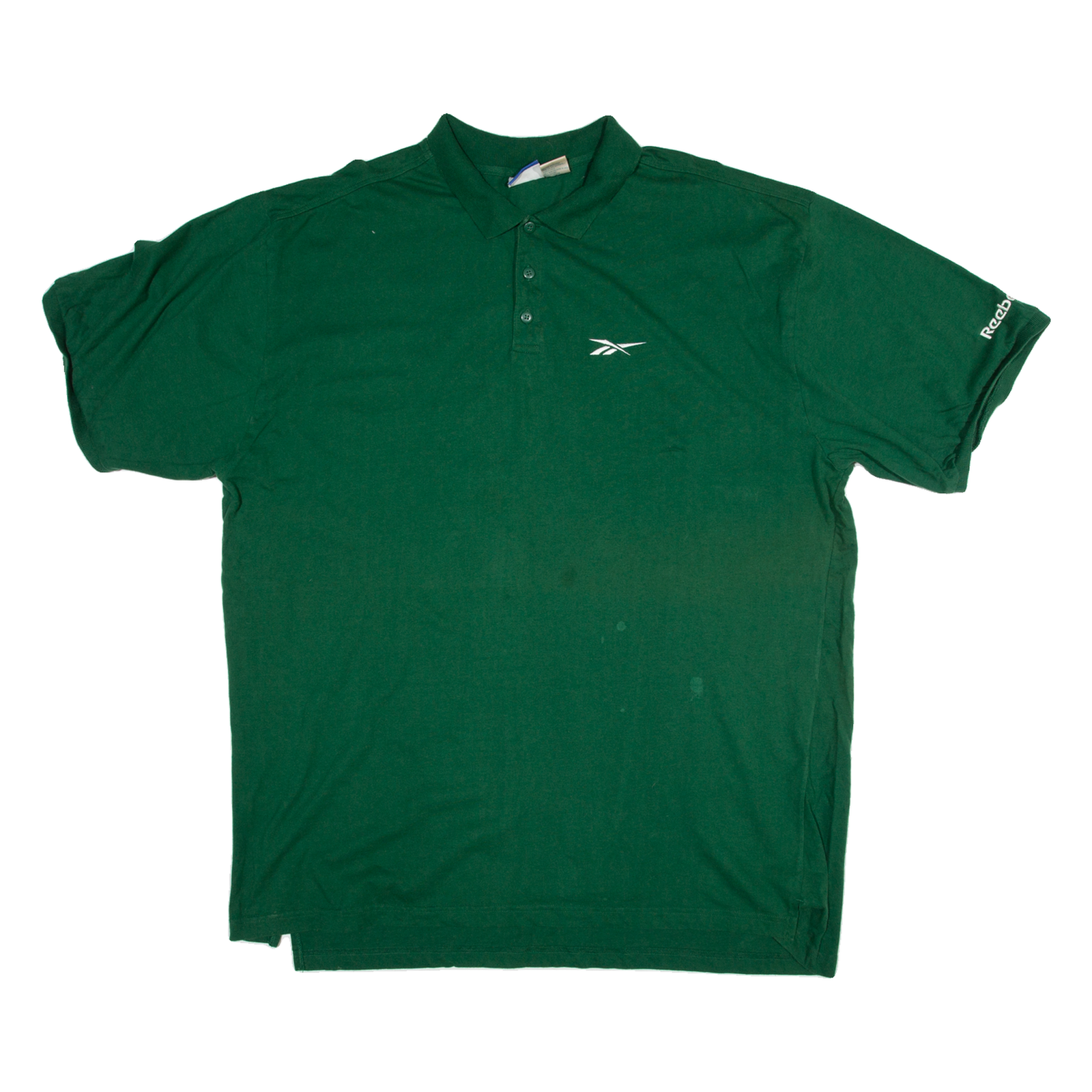 REEBOK Mens Polo Shirt Green 2XL Refurbished - N/A refurbished available on Cerqular