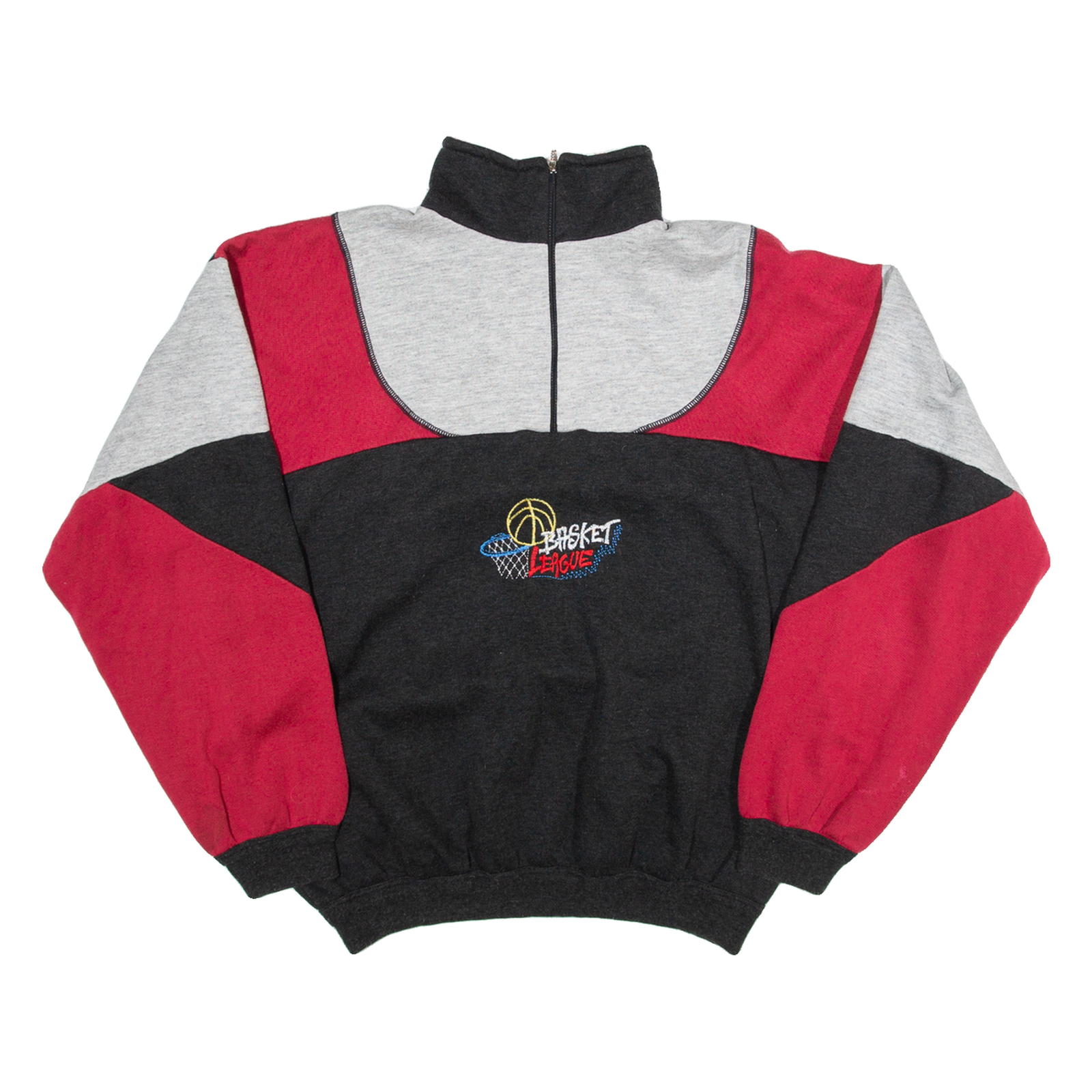 Womens Sweatshirt Grey 1/4 Zip L Refurbished - N/A refurbished available on Cerqular