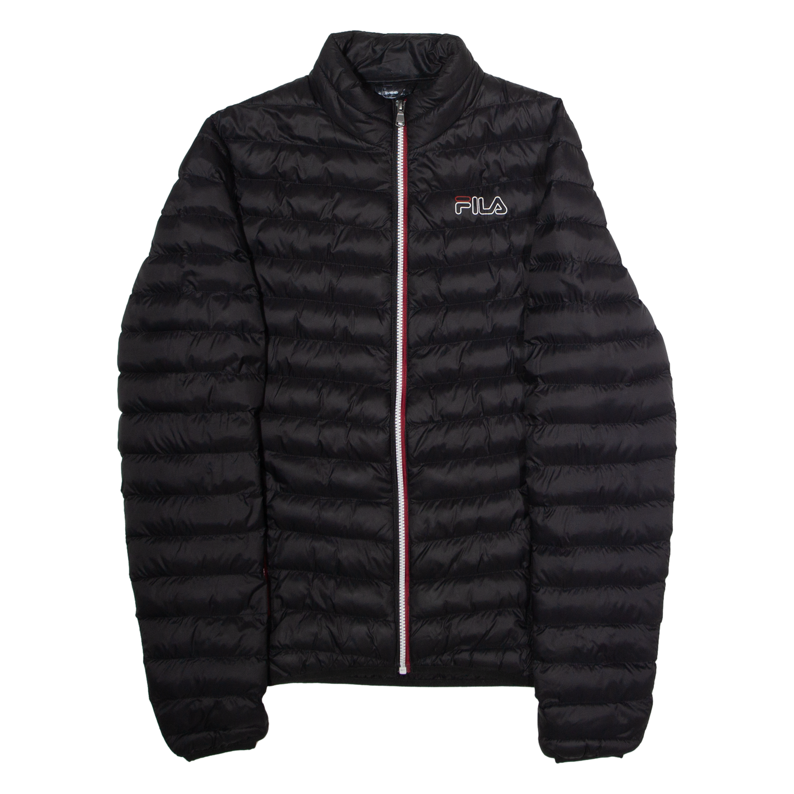 FILA Mens Puffer Jacket Black S Refurbished - N/A refurbished available on Cerqular