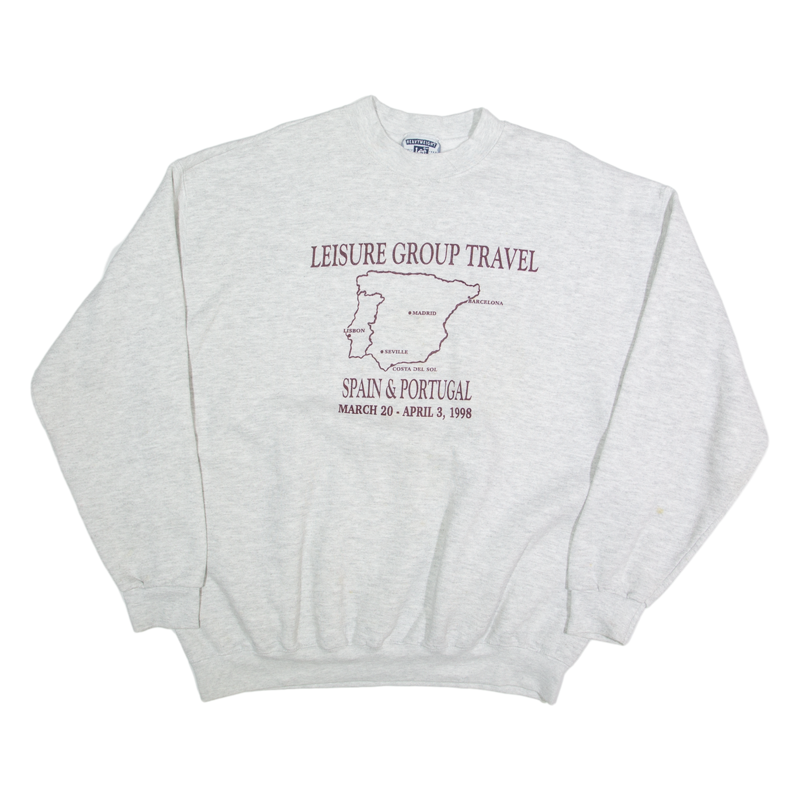 LEE Leisure Group Travel Mens Sweatshirt Grey XL Refurbished - N/A refurbished available on Cerqular