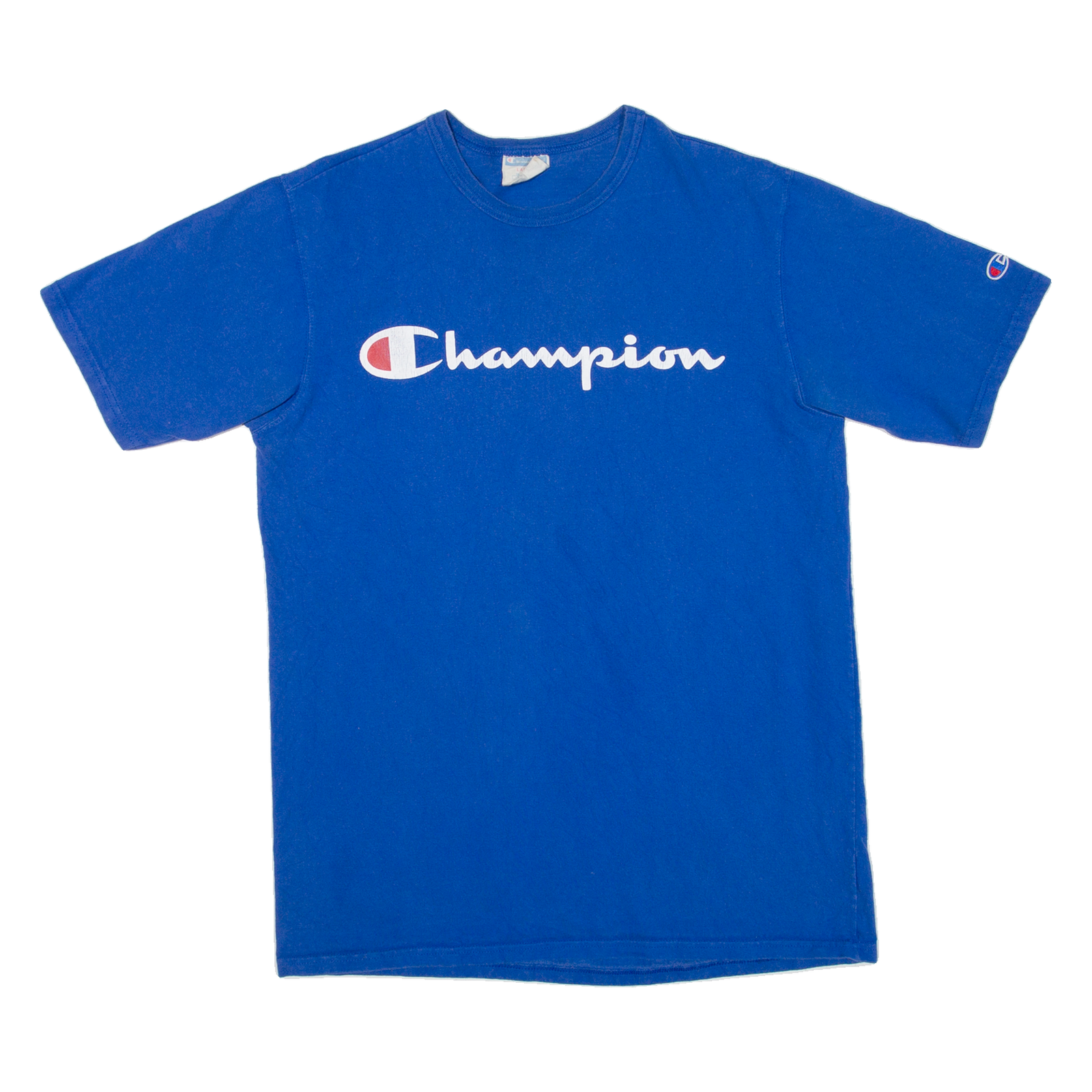 CHAMPION Mens T-Shirt Blue L Refurbished - N/A refurbished available on Cerqular