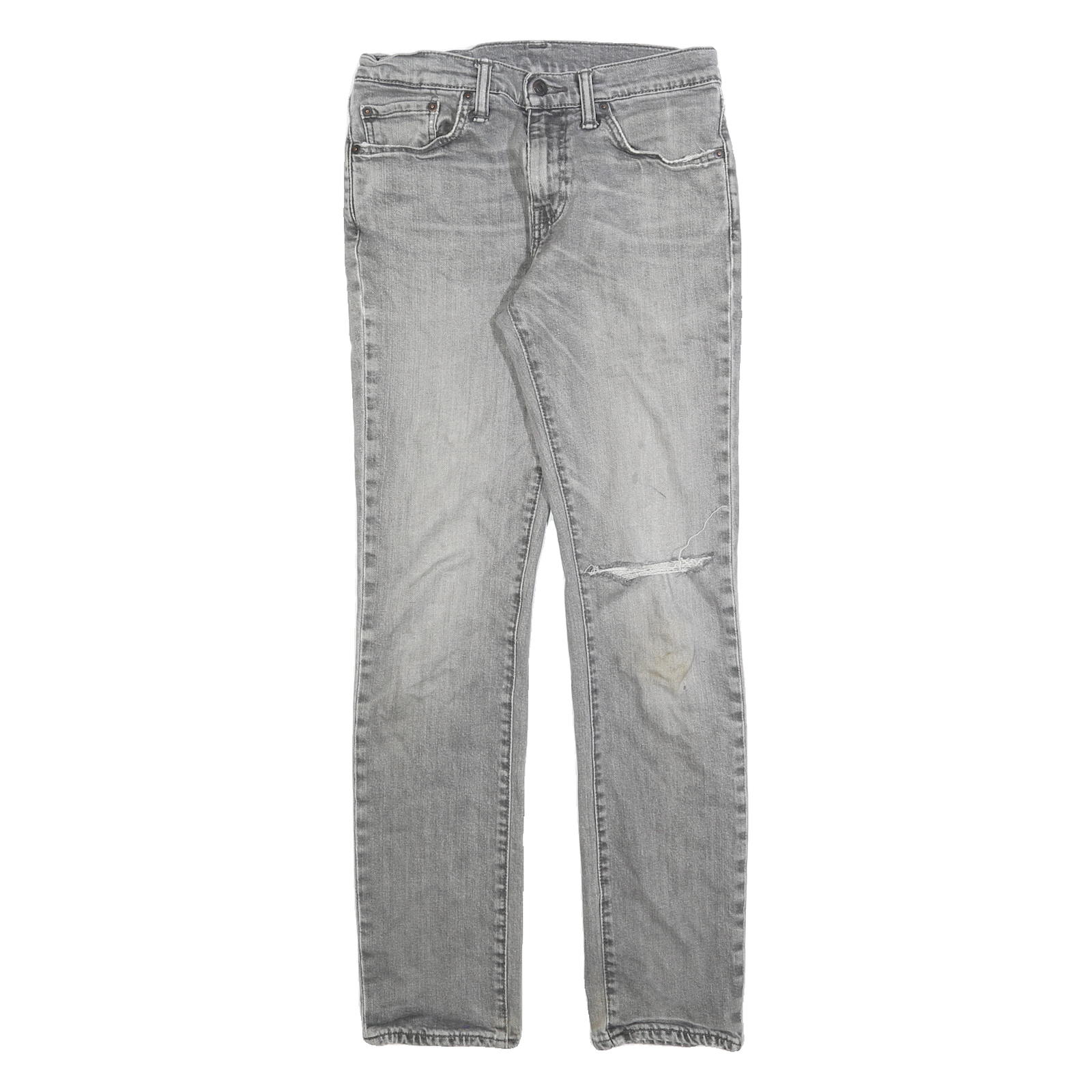 LEVI'S 511 Slim Mens Jeans Light Grey Slim Skinny Denim W30 L32 Distressed Refurbished - N/A refurbished available on Cerqular
