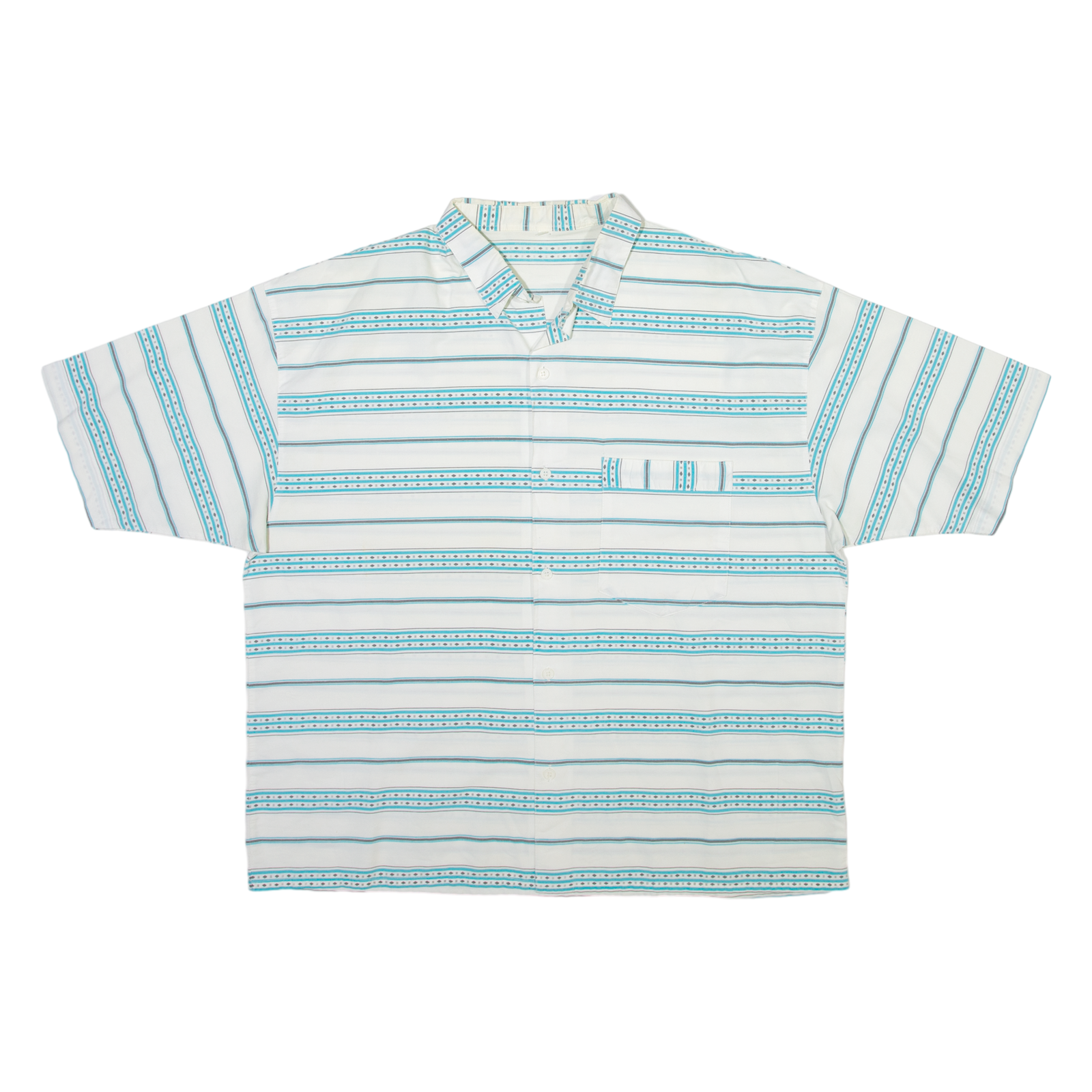 Mens Shirt White Striped M Refurbished - N/A refurbished available on Cerqular