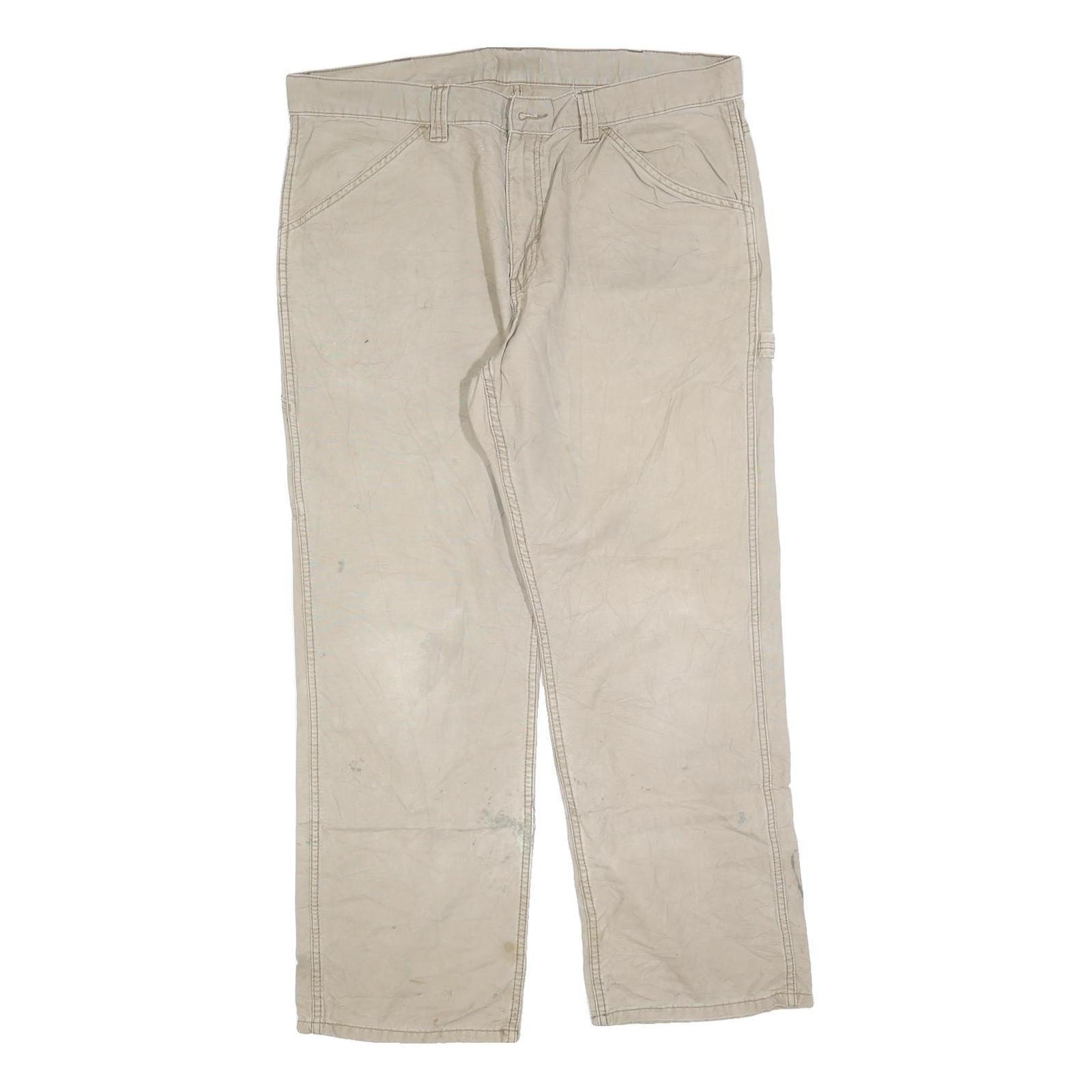 Buy CARHARTT Mens Relaxed Jeans Beige Cotton Blend Zip W38 L32 Workwear Utility Refurbished - $49.39 CARHARTT Mens Relaxed Jeans Beige Cotton Blend Zip W38 L32 Workwear Utility Refurbished - N/A refurbished available on Cerqular