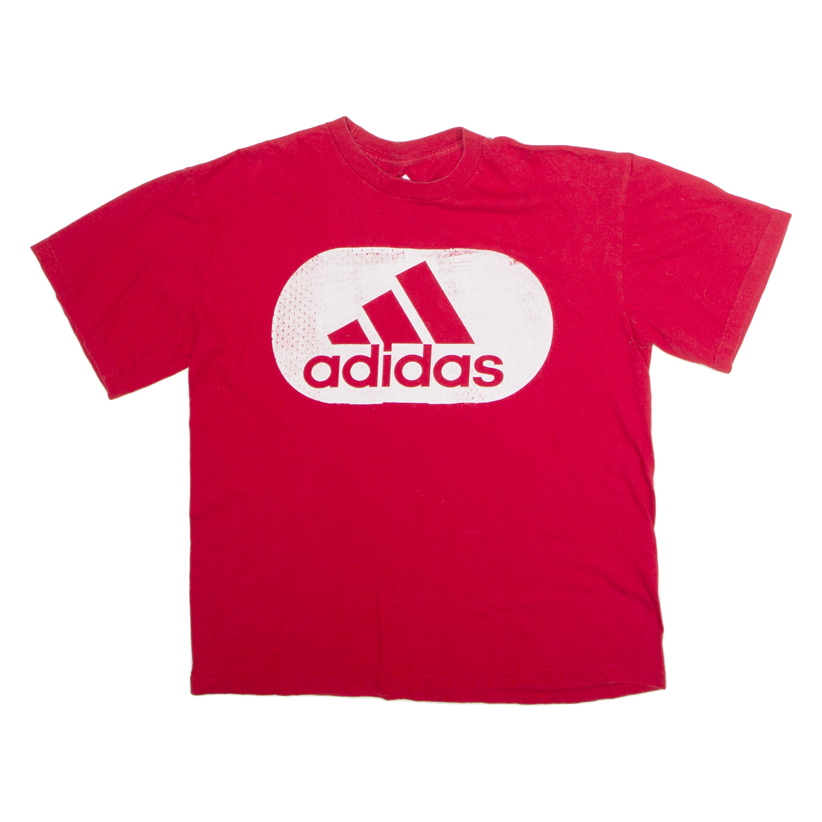 ADIDAS Mens T-Shirt Red Crew Neck L Refurbished - N/A refurbished available on Cerqular