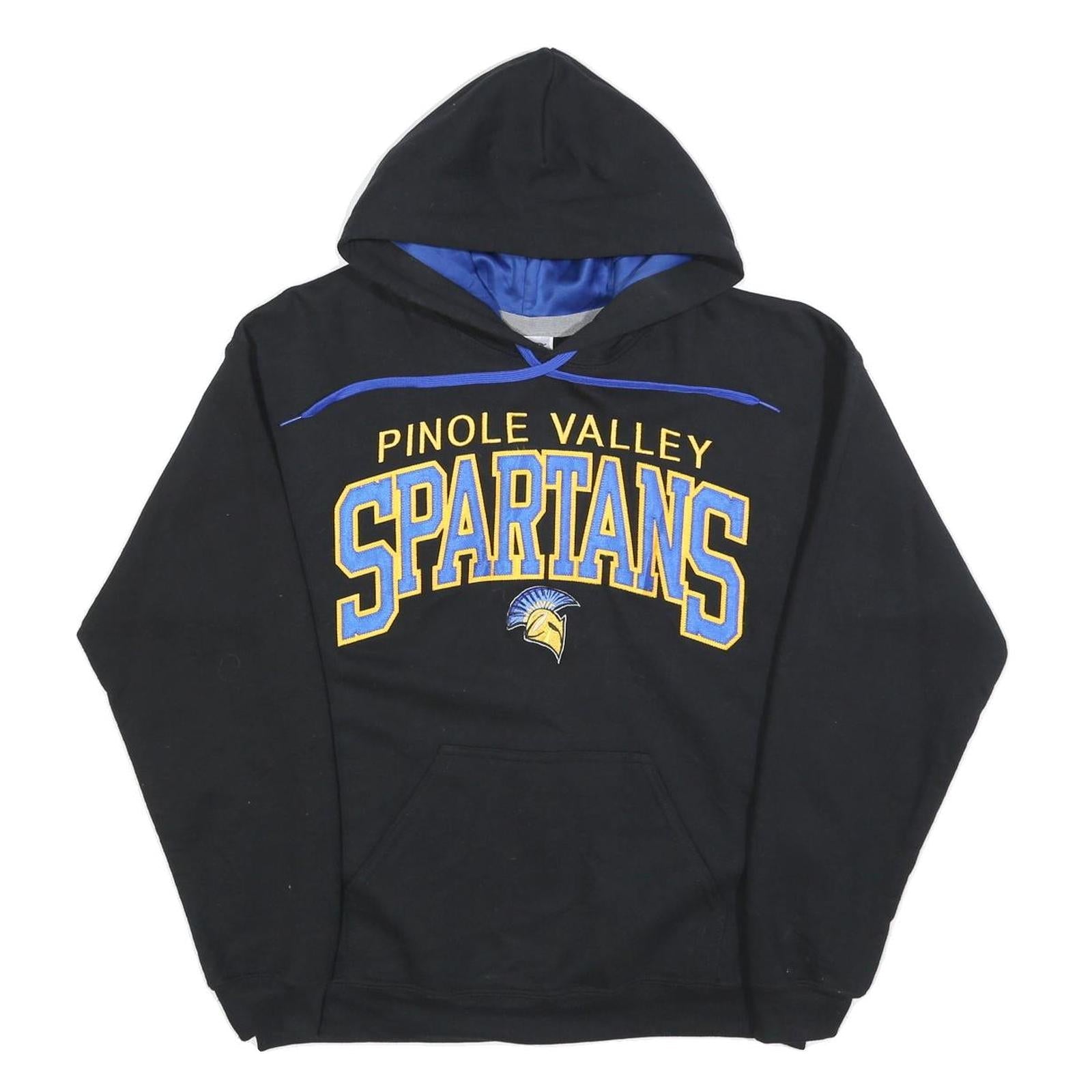 NEFE Mens Black Pinole Valley Spartans Cotton Blend Pullover Hoodie M Refurbished - N/A refurbished available on Cerqular