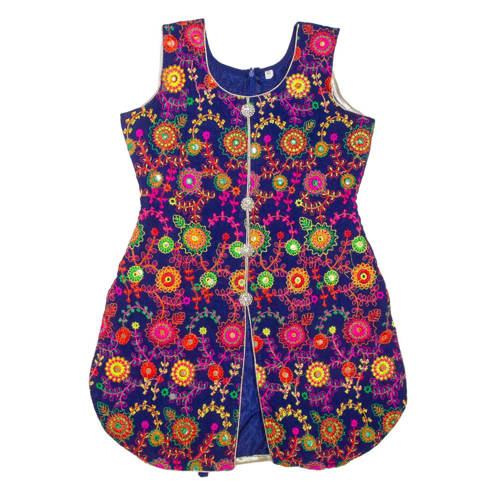 Womens Printed Blouse Blue Sleeveless Floral M Refurbished - N/A refurbished available on Cerqular