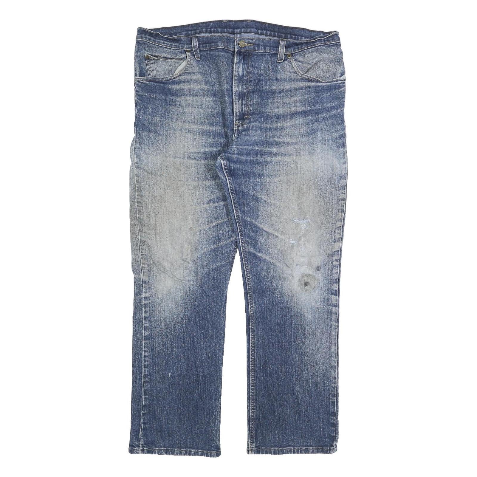 DICKIES Mens Blue Regular Fit Straight Denim Light Wash W40 L32 Workwear Jeans Refurbished - N/A refurbished available on Cerqular