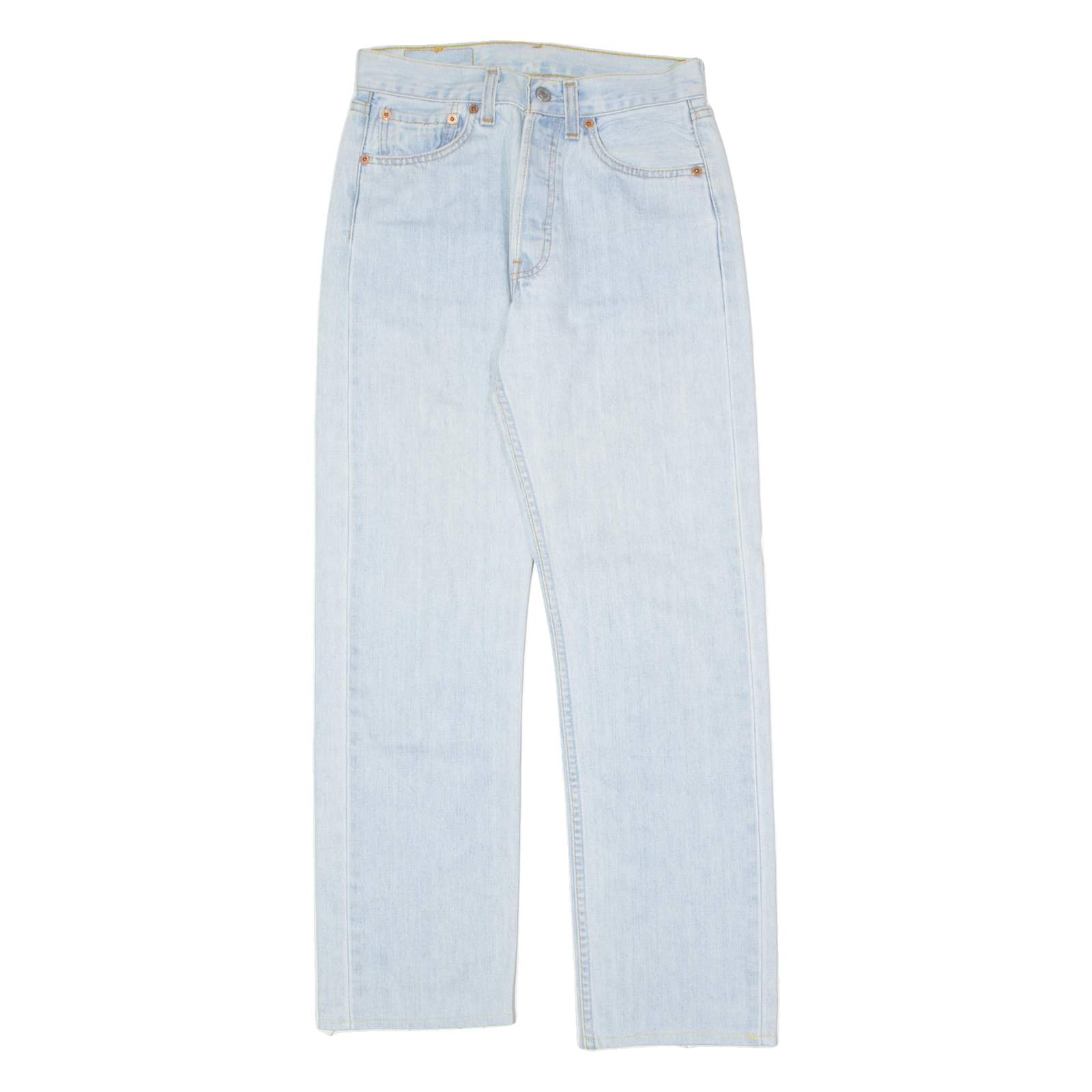 LEVI'S 501 Jeans Mens Blue Regular Straight W27 L27 Refurbished - N/A refurbished available on Cerqular