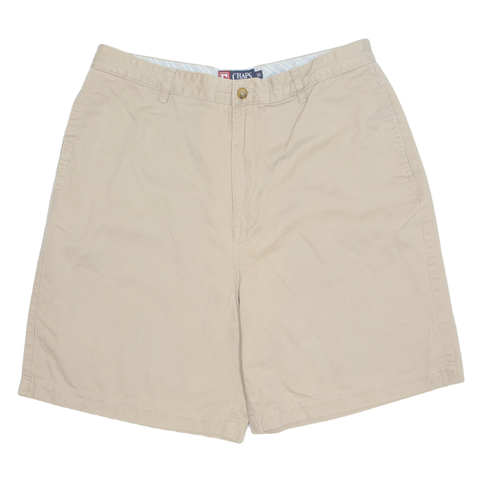 CHAPS Mens Chino Shorts Beige 90s XL W36 Refurbished - N/A refurbished available on Cerqular