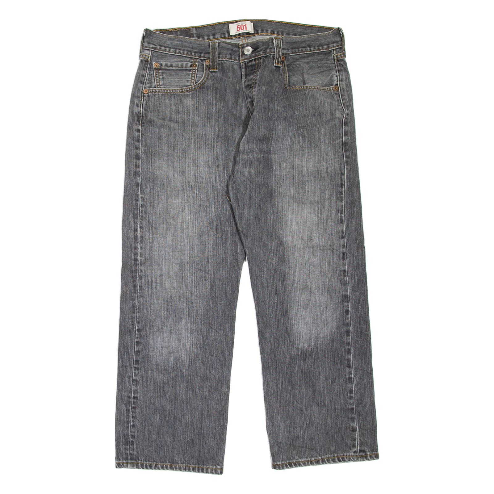 Buy LEVI'S 501 Jeans Mens Grey Regular Straight Stone Wash W34 L25 Refurbished - $44.19 LEVI'S 501 Jeans Mens Grey Regular Straight Stone Wash W34 L25 Refurbished - N/A refurbished available on Cerqular