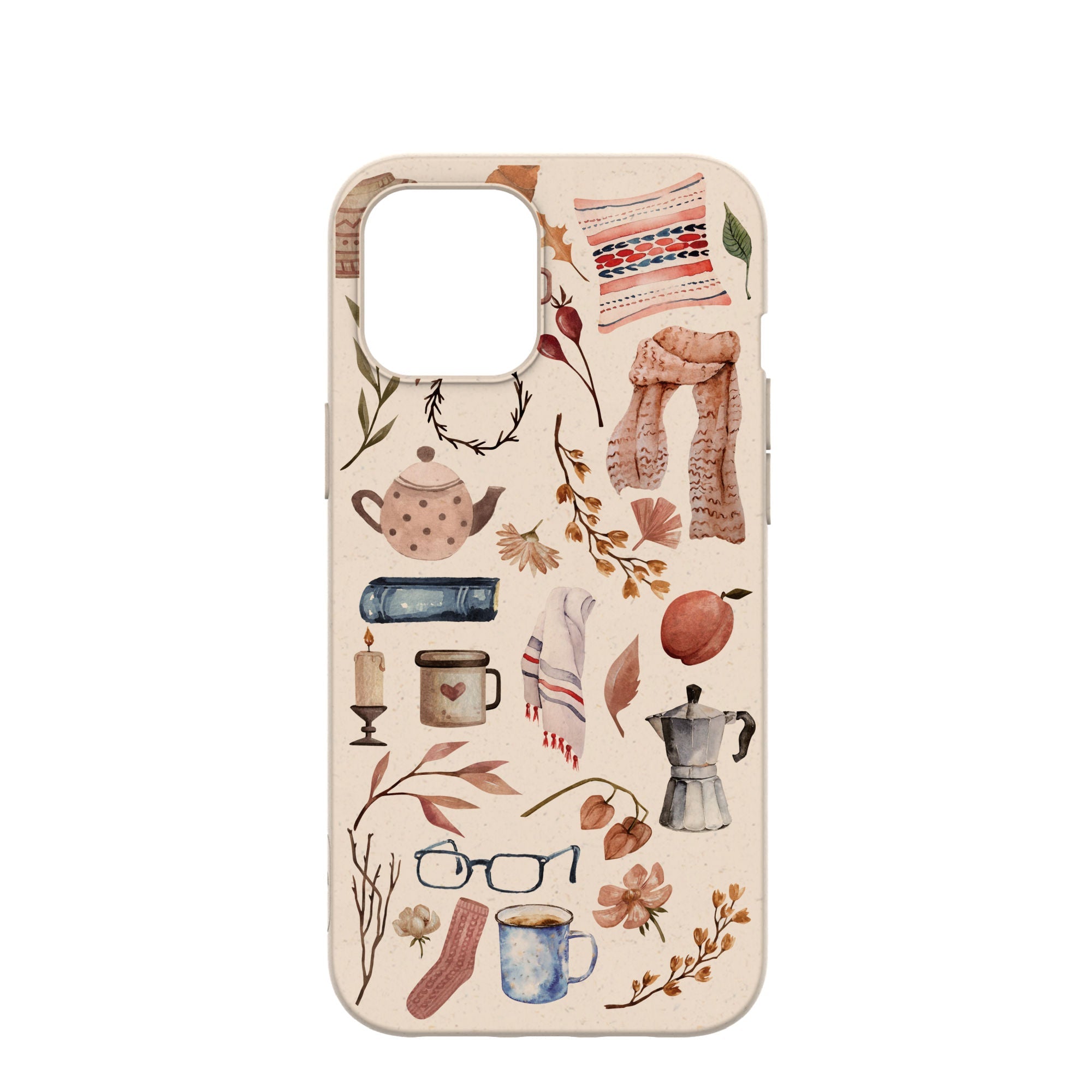 Seashell Creature Comforts iPhone 12 Pro Max Case Refurbished - Pela Case refurbished available on Cerqular
