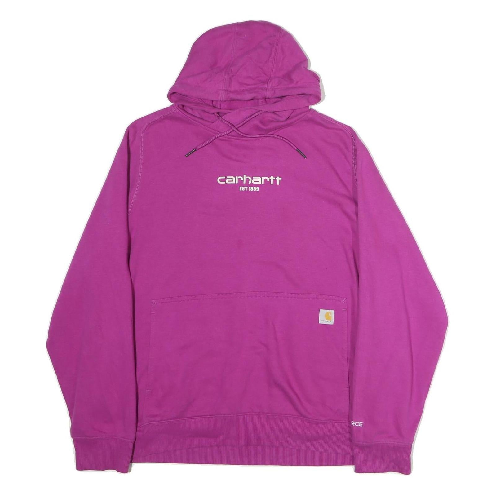 CARHARTT Womens Purple Hoodie XL Cotton Comfortable Casual Sweatshirt Refurbished - N/A refurbished available on Cerqular