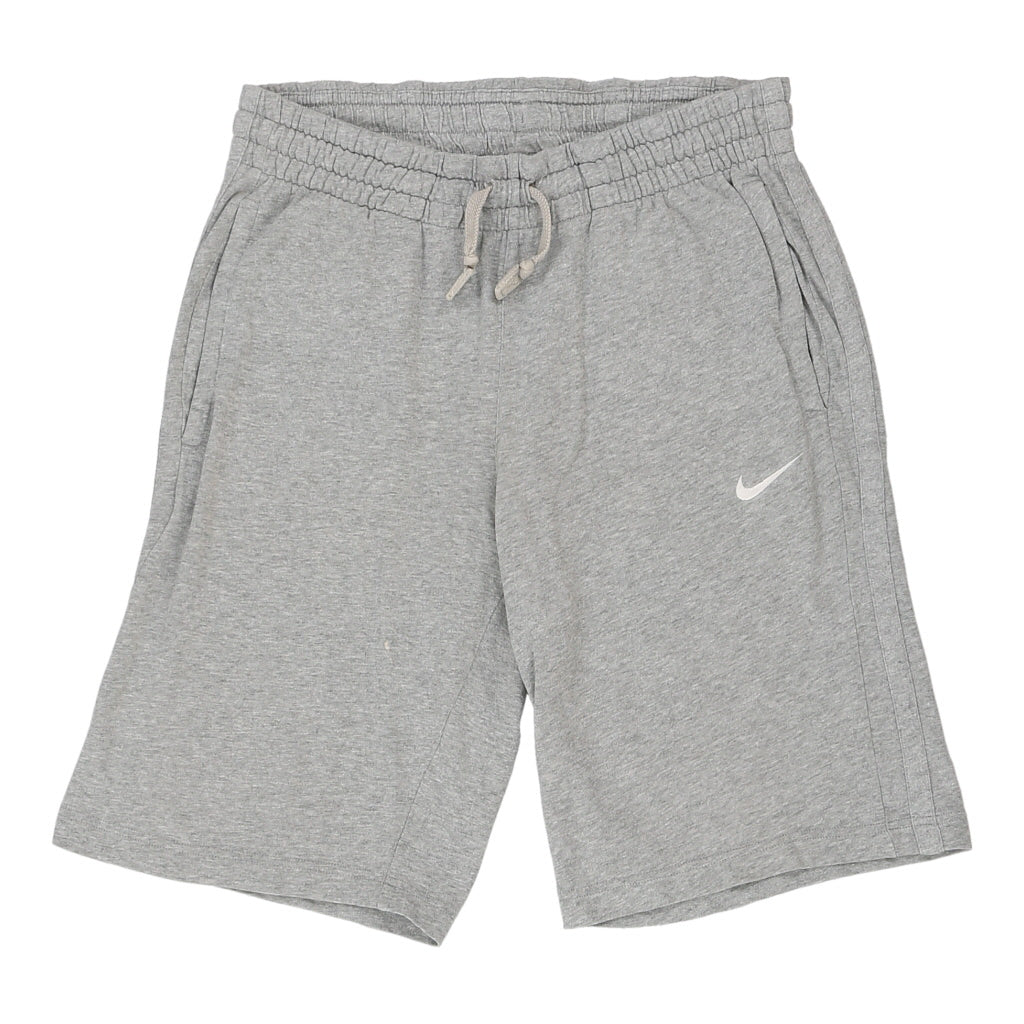 Nike Sport Shorts - Small Grey Cotton Refurbished - Thrifted (note: this is a term often used to describe second- refurbished available on Cerqular