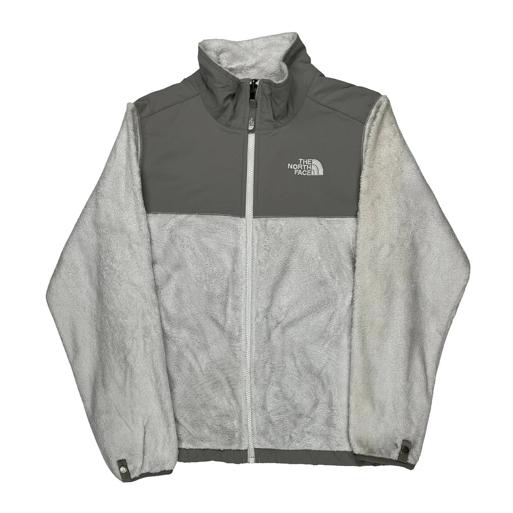 Age 12 The North Face Fleece Jacket - Large Grey Polyester Refurbished - Thrifted (note: this is a term often used to describe second- refurbished available on Cerqular