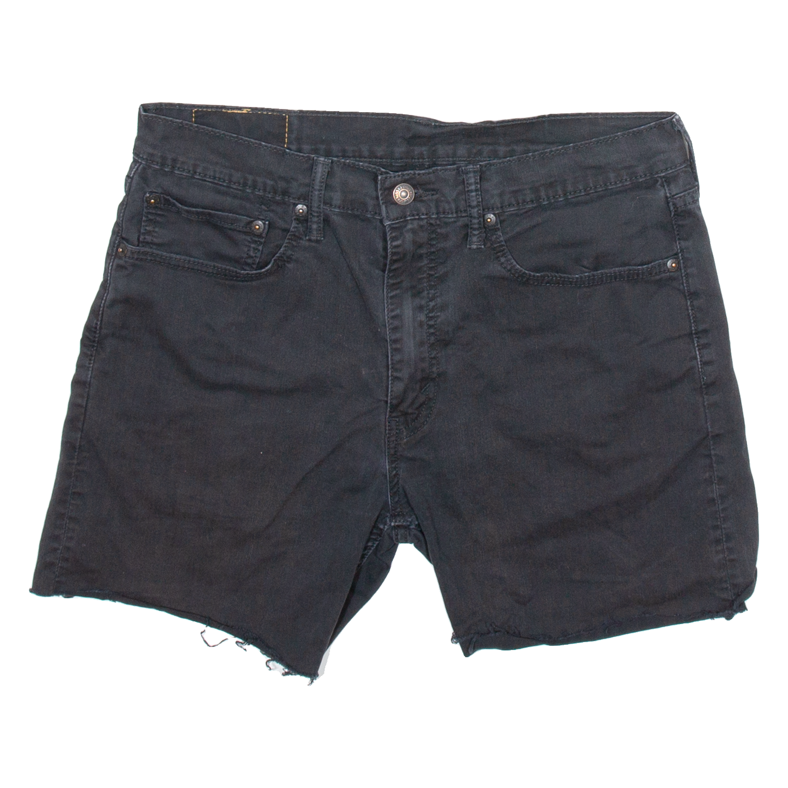 LEVI'S 502 Womens Denim Shorts Black L W34 Refurbished - N/A refurbished available on Cerqular