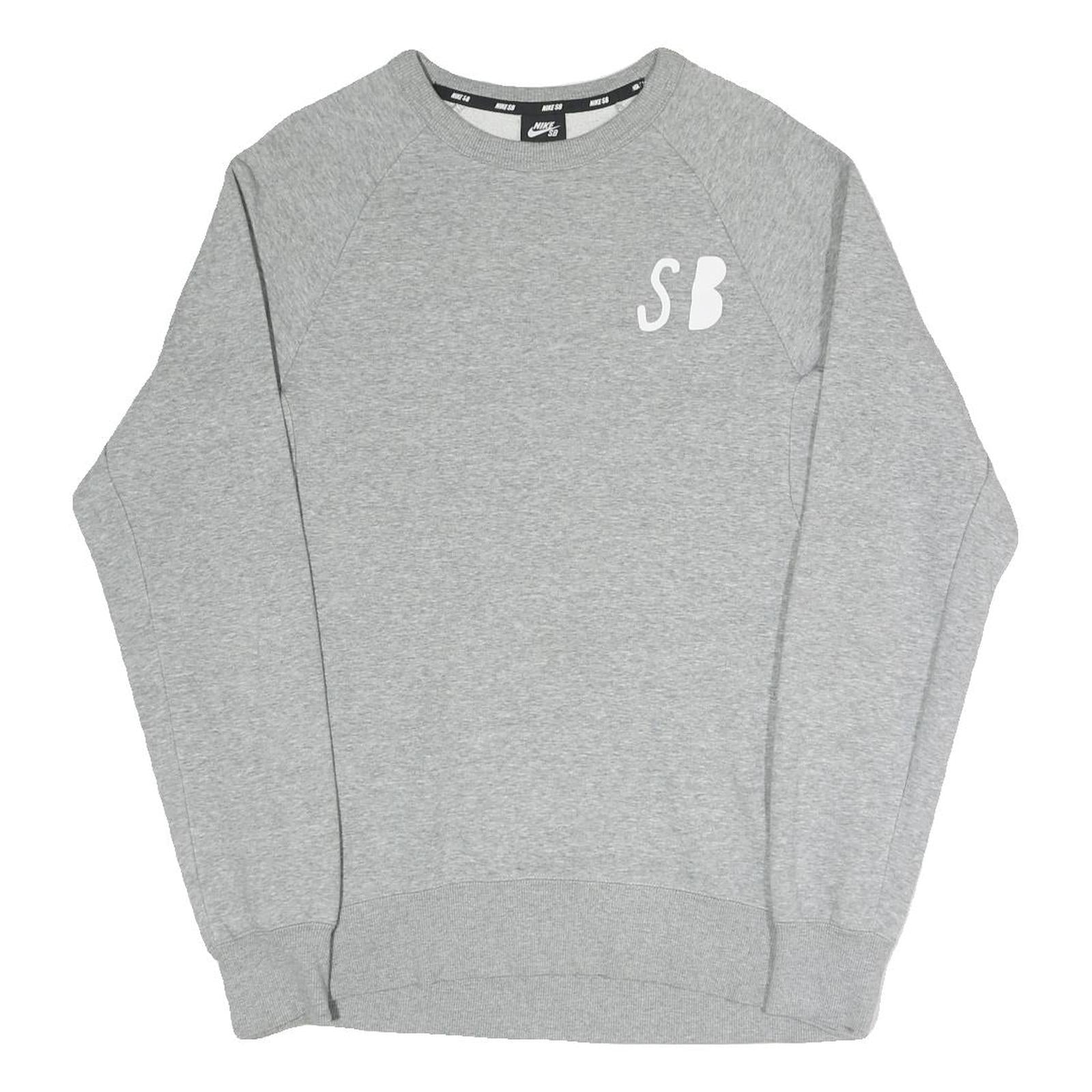 Buy NIKE SB Mens Grey Sweatshirt Crew Neck S Cotton Blend Casual Pullover Refurbished - $45.49 NIKE SB Mens Grey Sweatshirt Crew Neck S Cotton Blend Casual Pullover Refurbished - N/A refurbished available on Cerqular